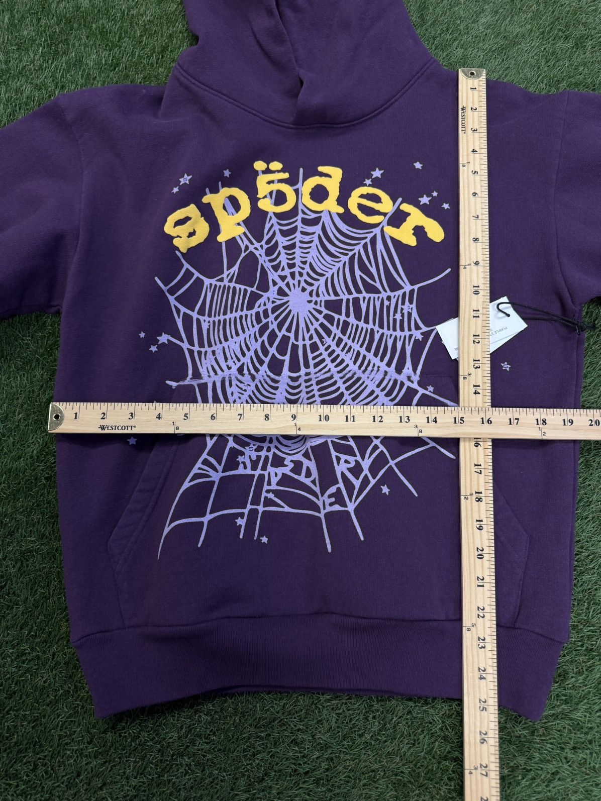 Sp5der Sp5der Worldwide Purple Hoodie Size Small (NEW) Size US S / EU 44-46 / 1 - 9 Thumbnail