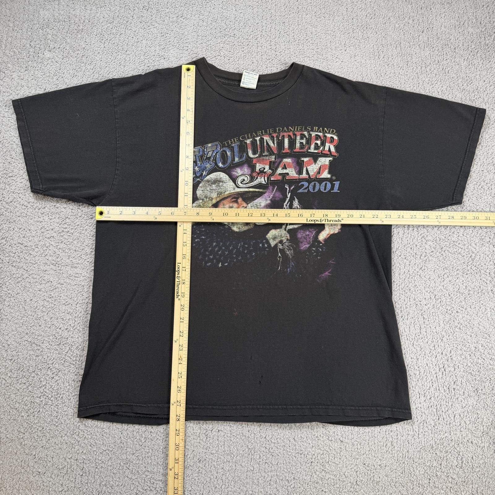 Delta Vintage 2001 The Charlie Daniels Band Jam Tour T Shirt XL Size US XL / EU 56 / 4 - 3 Thumbnail