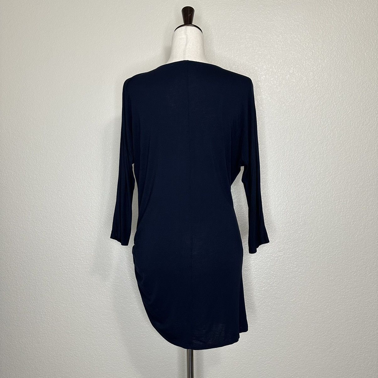 Michael Stars Michael Stars Cowl Neck Stretch Jersey Knit Mini Dress Size L / US 10 / IT 46 - 8 Thumbnail