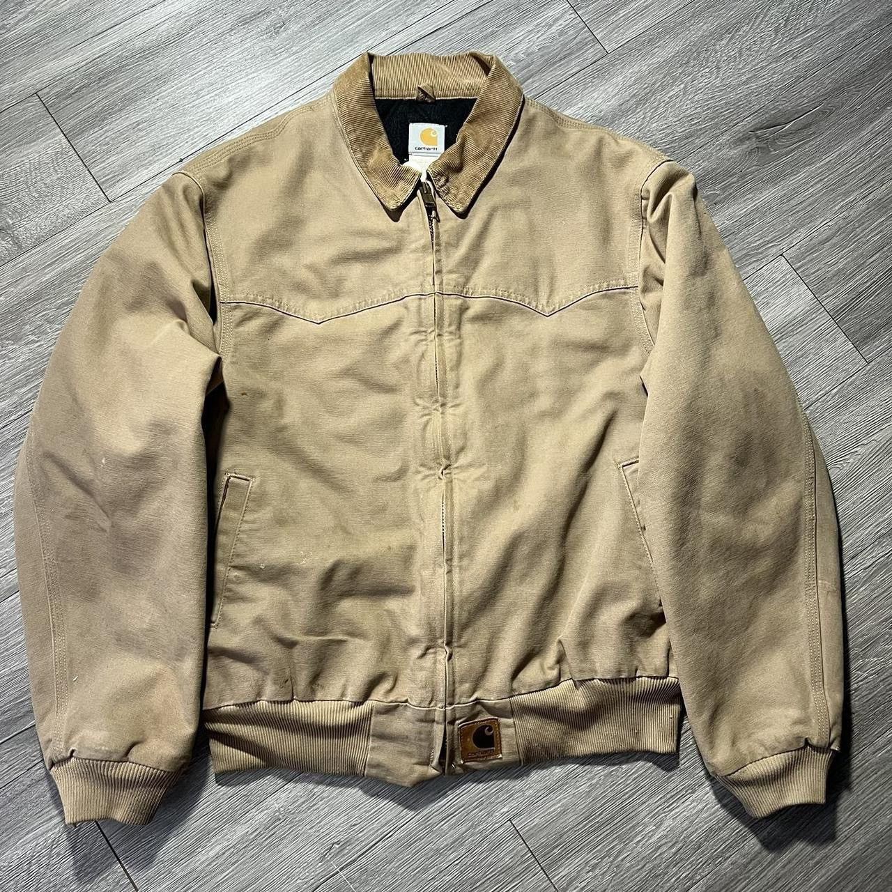 image of Xl Regular Carhartt Santa Fe Jacket in Tan, Men's
