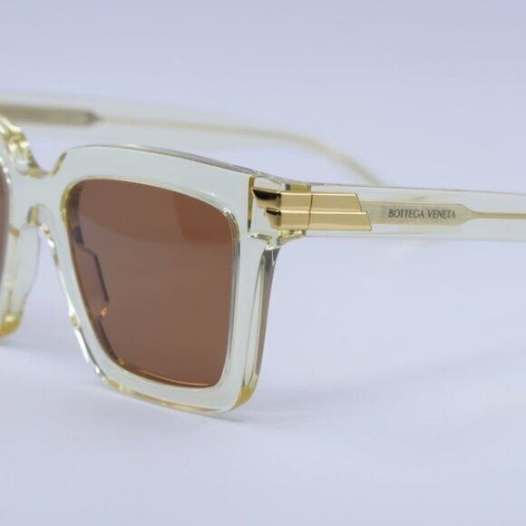 Bottega Veneta 🕶️ New Bottega Veneta BV1005S 005 Beige/Brown Sunglasses Size ONE SIZE - 4 Thumbnail