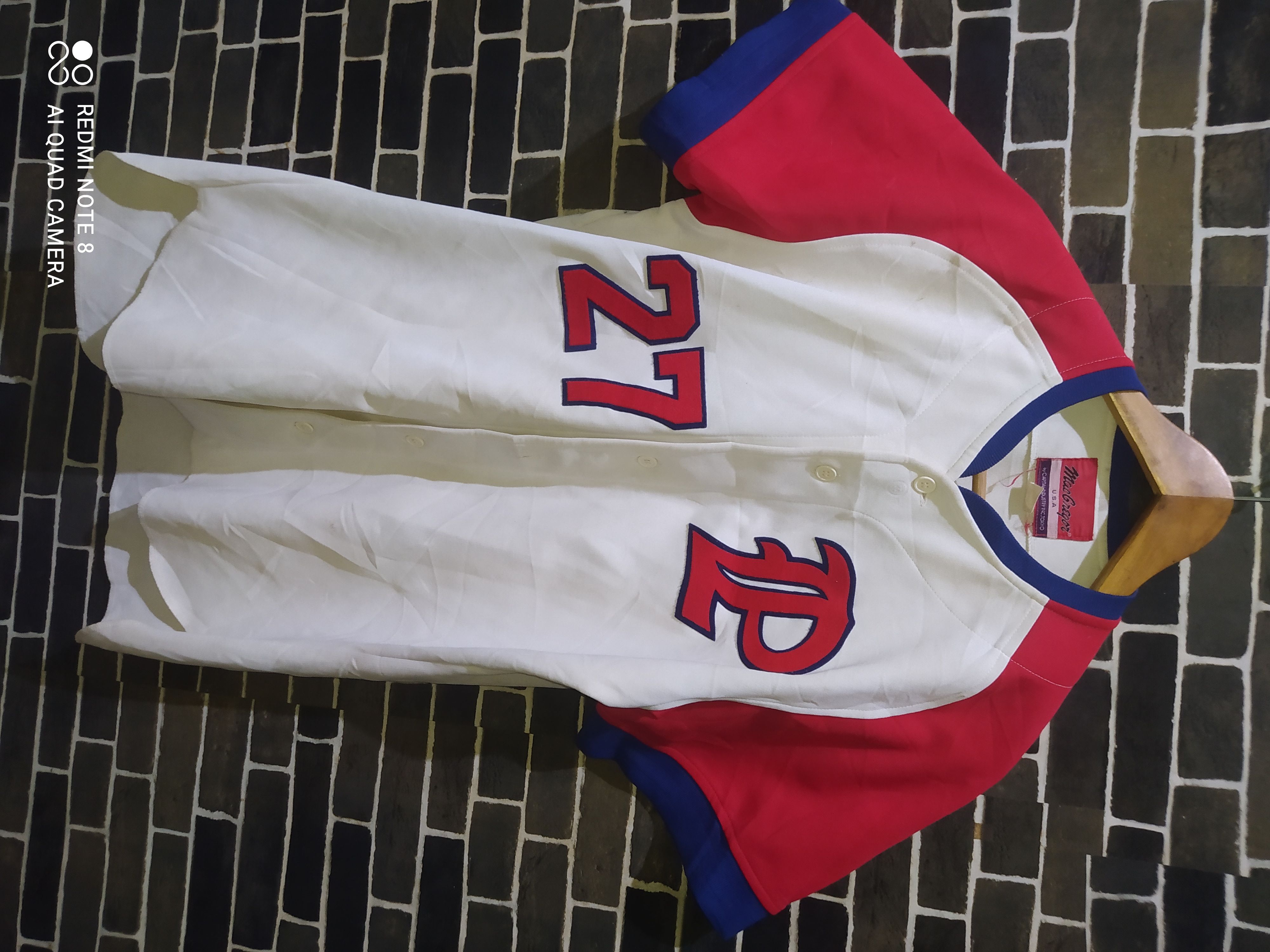 MLB × Vintage Vintage Mizukami no 27 Japan Baseball Jersey Size US L / EU 52-54 / 3 - 2 Thumbnail