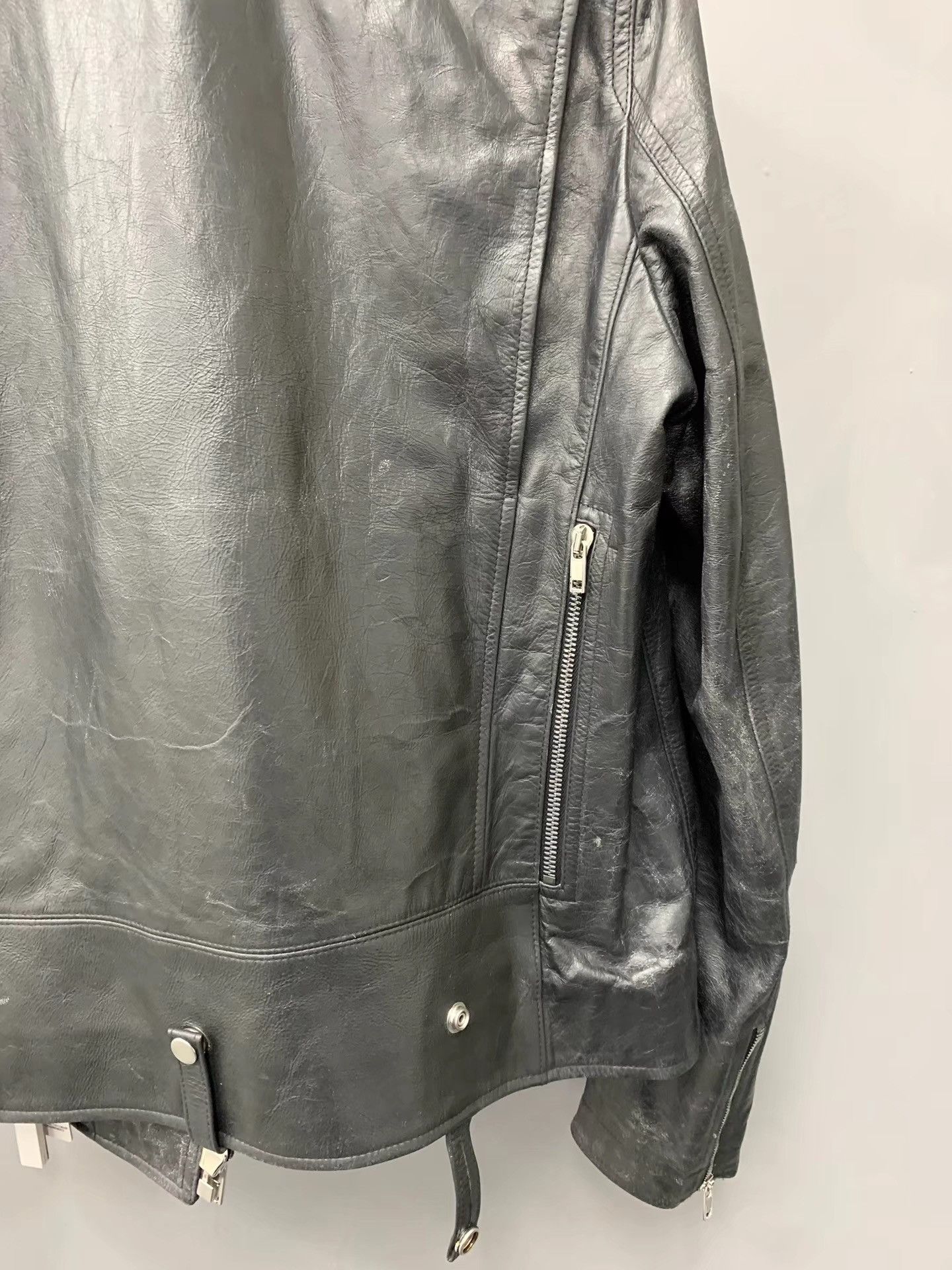 Rick Owens Rick Owens 25SS Leather Jacket K34 Size US M / EU 48-50 / 2 - 7 Thumbnail