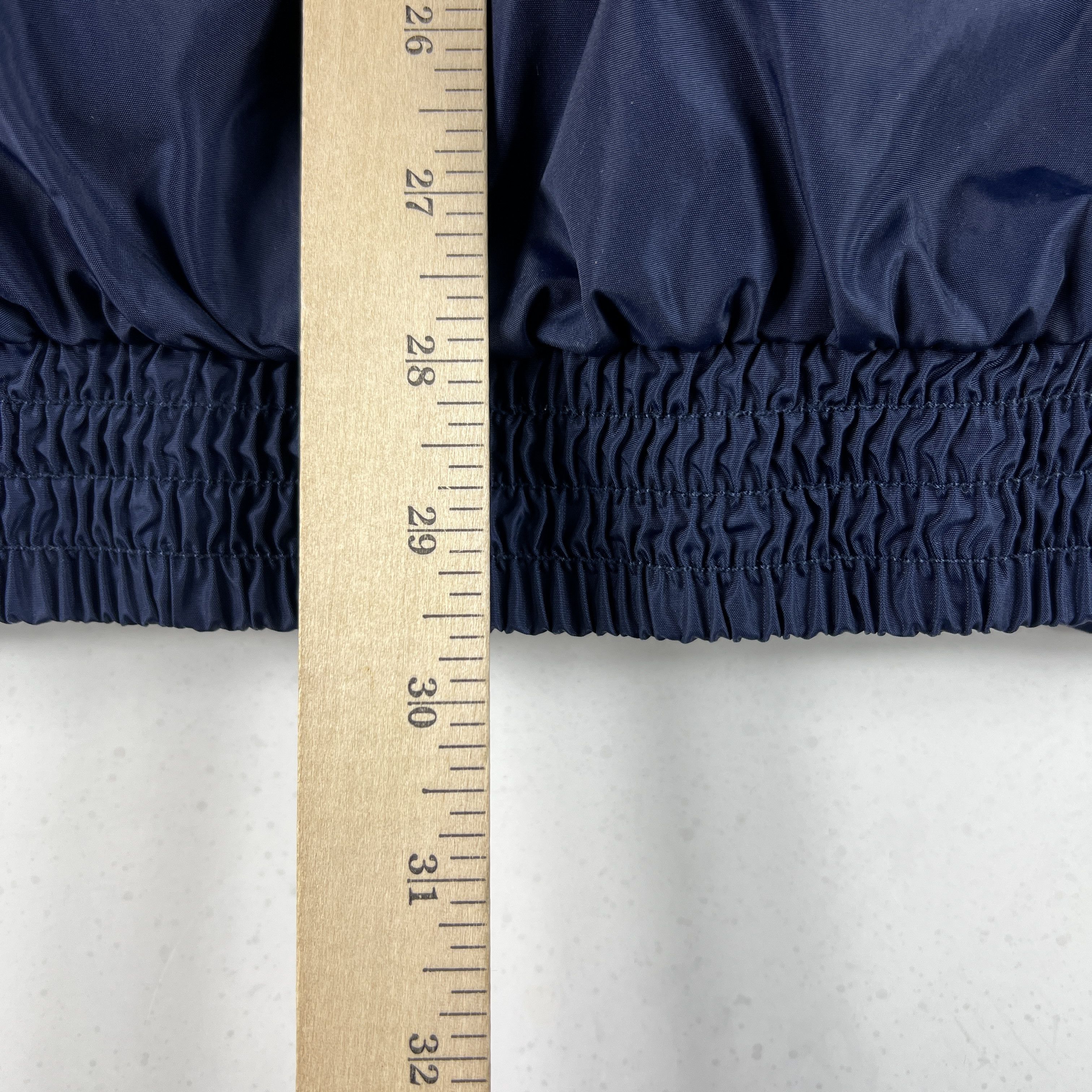 Nike × Vintage VTG 90s Nike Jacket Blue Logo Full Zip Windbreaker Size US XXL / EU 58 / 5 - 13 Thumbnail