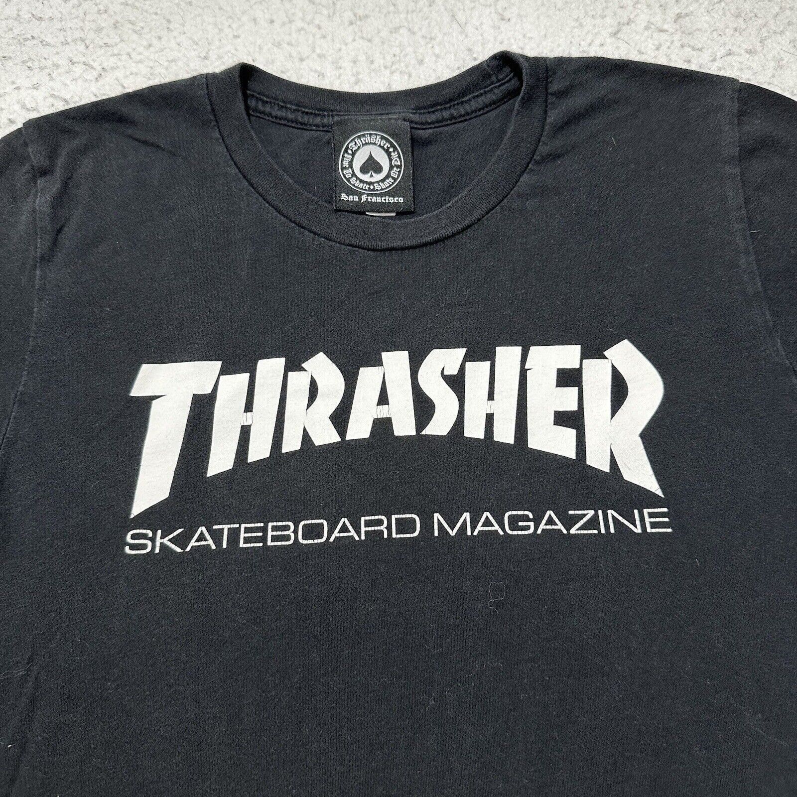Thrasher Thrasher Skateboarding Small Short Sleeve Graphic T Shirt Size S / US 4 / IT 40 - 2 Thumbnail