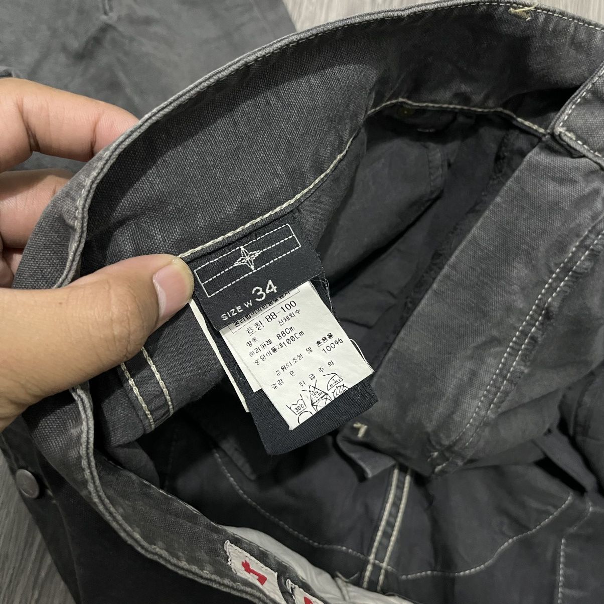 Stone Island 00s Made By STONE ISLAND Denims Casual Pant Size US 34 / EU 50 - 16 Thumbnail