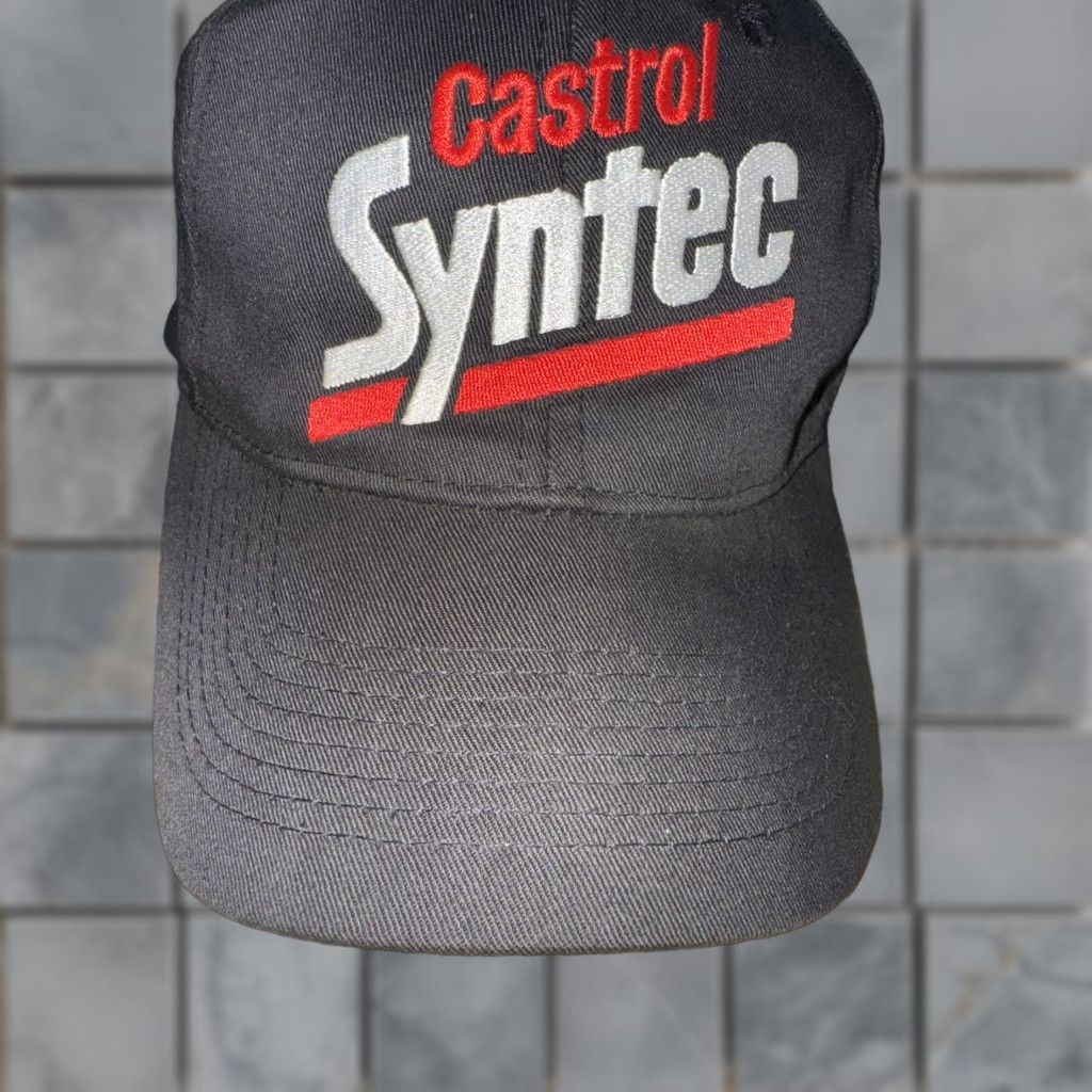 Vintage VINTAGE Castro Syntec SnapBack Hat Black Adjustable Mens One Size Snapback Black Castro Syntec Hat Mens Size ONE SIZE - 1 Thumbnail