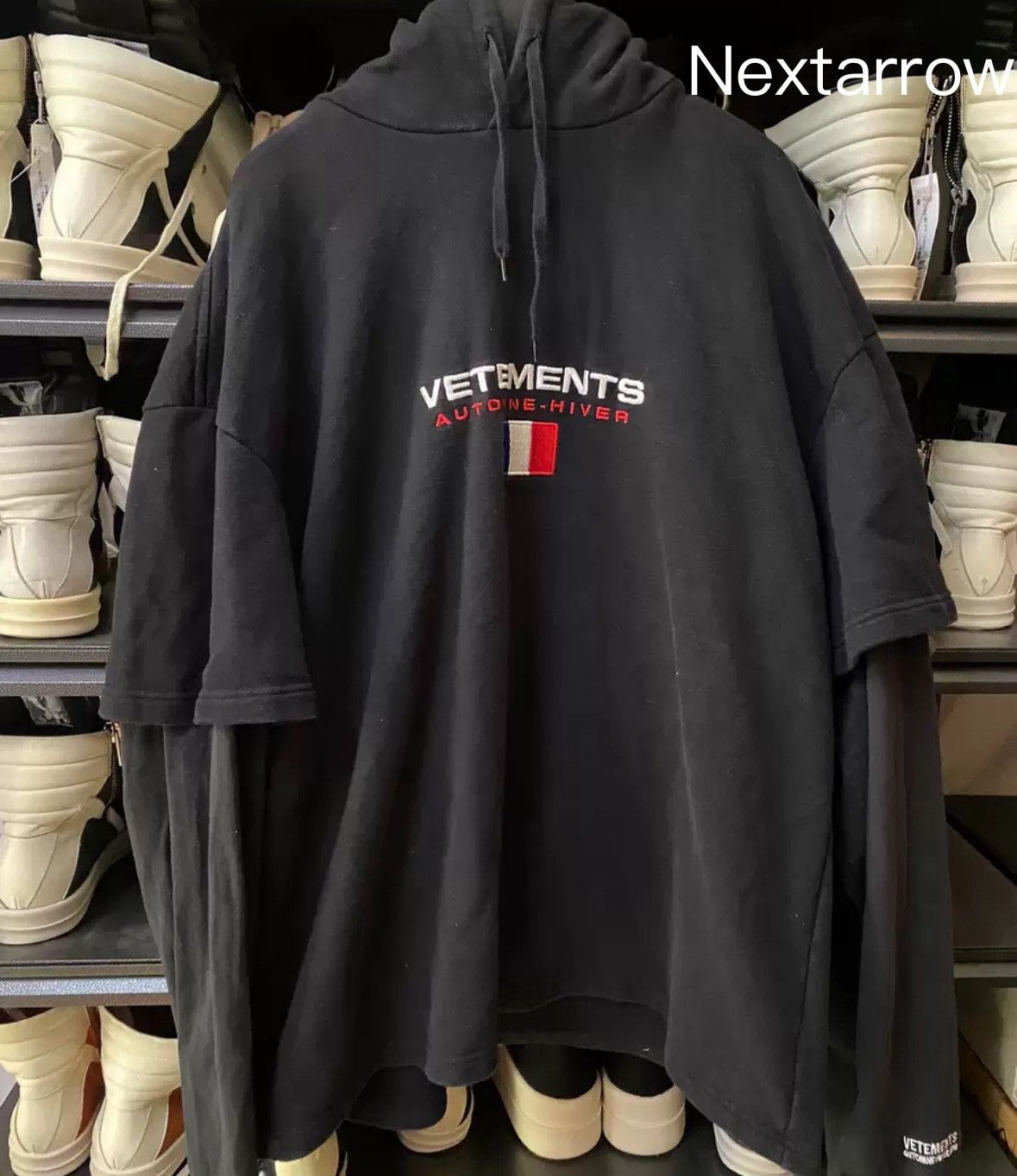 Vetements Veterments fake two hooded sweatshirts 2412-Nextarrow Size US XS / EU 42 / 0 - 1 Thumbnail