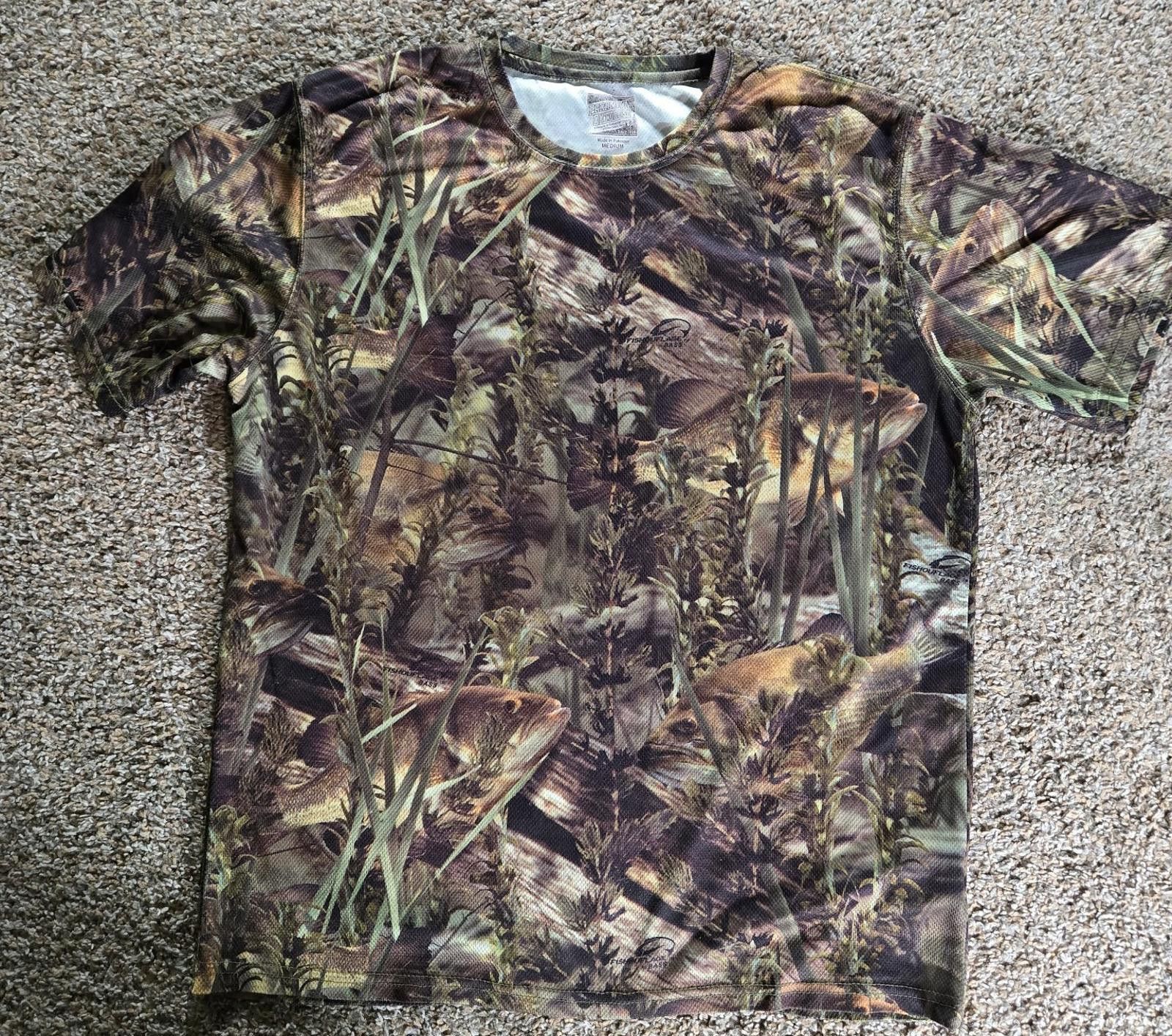 Designer Paramount Outdoors Fish Camo Jersey Shirt Medium Size US M / EU 48-50 / 2 - 1 Thumbnail