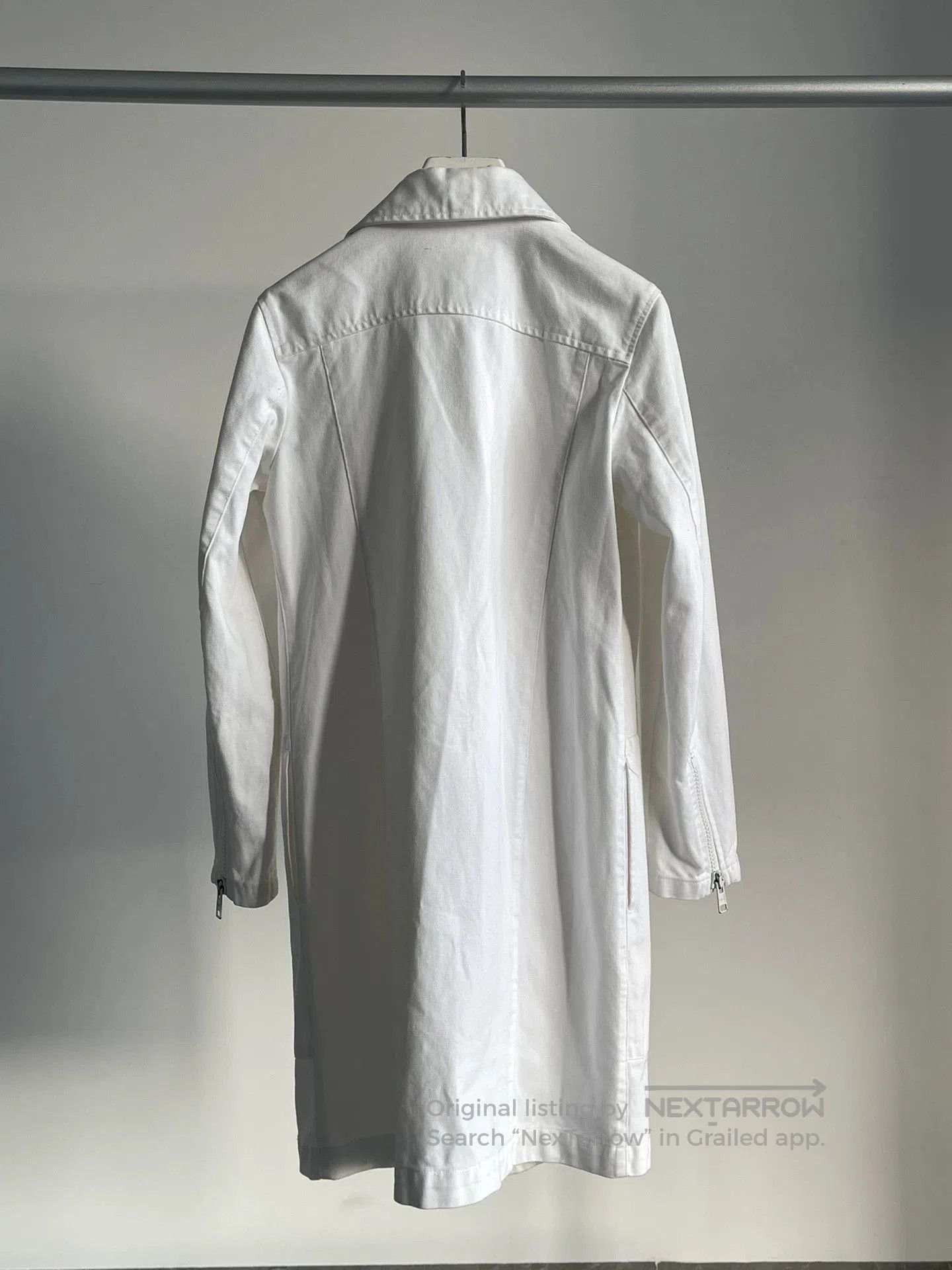 Maison Margiela Maison Martin Margiela 90s White Denim Jacket. Size US XXS / EU 40 - 4 Thumbnail