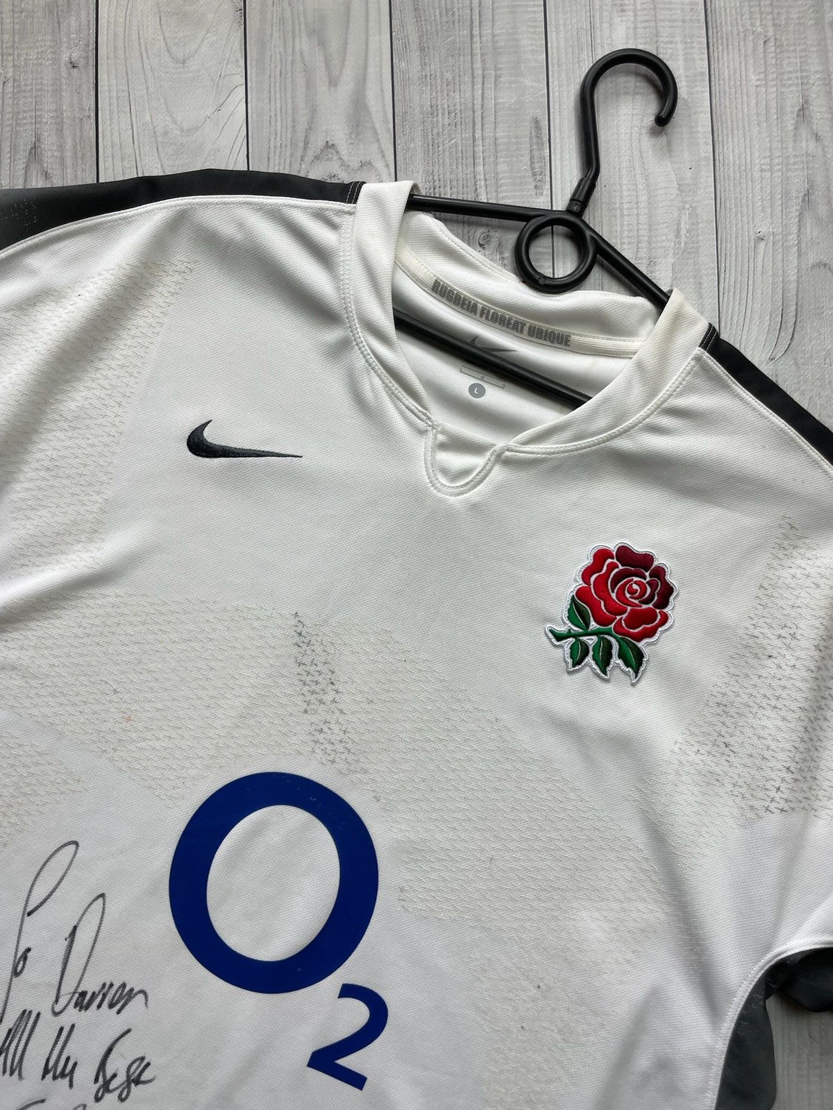 Nike × Vintage Vintage Nike England rugby jersey size L logo Size US L / EU 52-54 / 3 - 4 Thumbnail