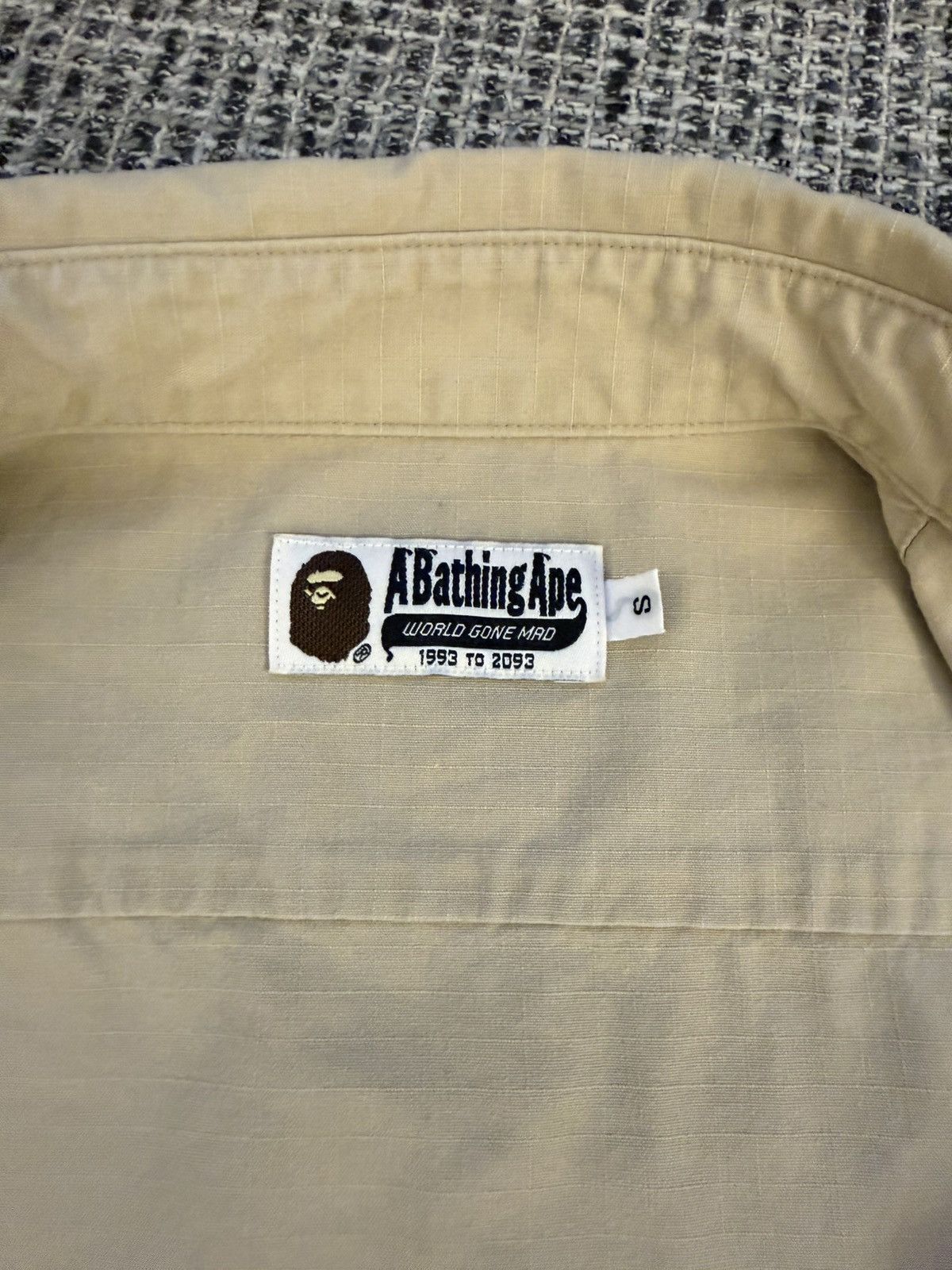 Bape Vintage Bape Short Sleeve Button Up Size US S / EU 44-46 / 1 - 4 Thumbnail