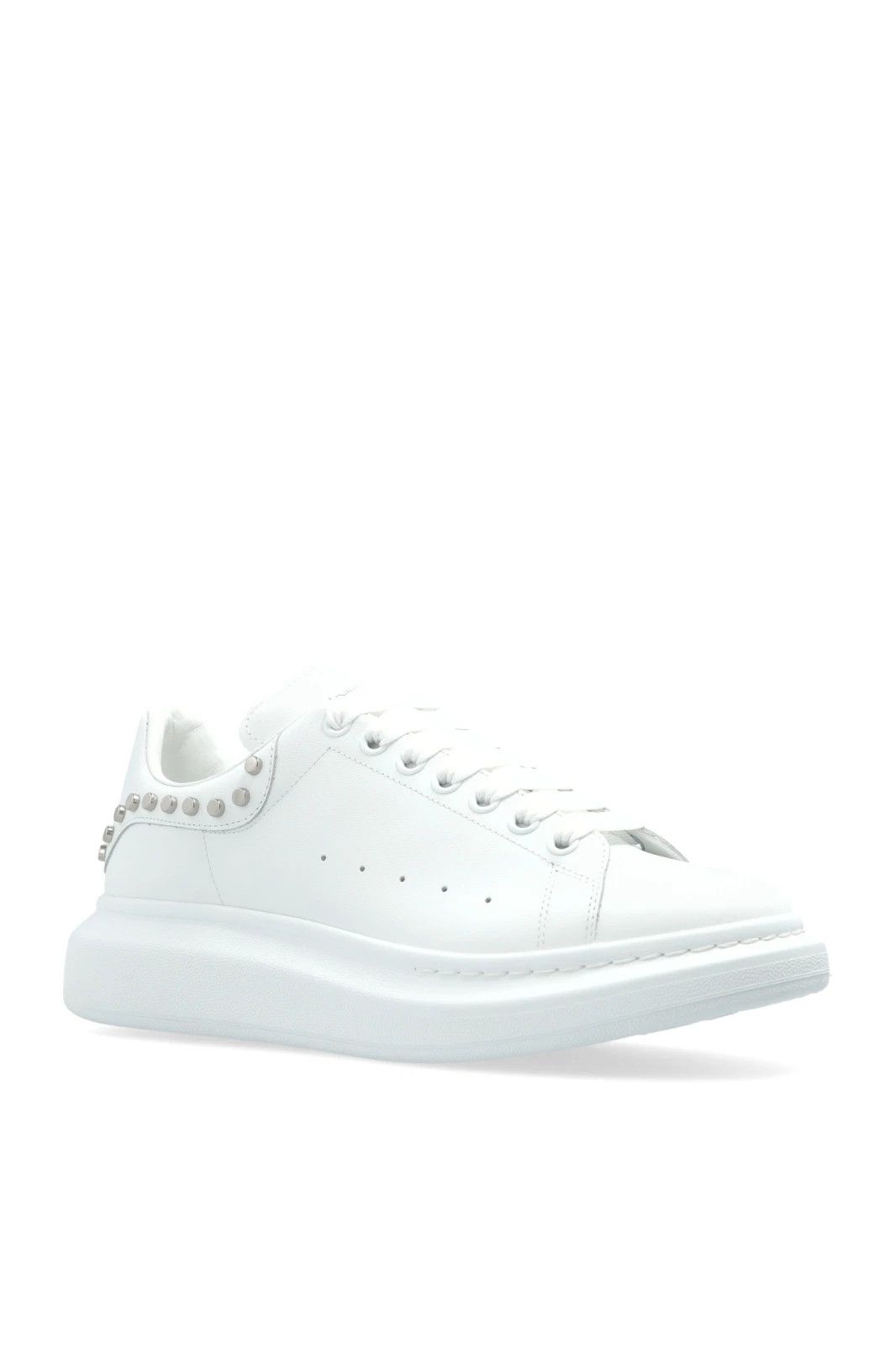 ALEXANDER MCQUEEN Men's Oversized White Studded Sneakers