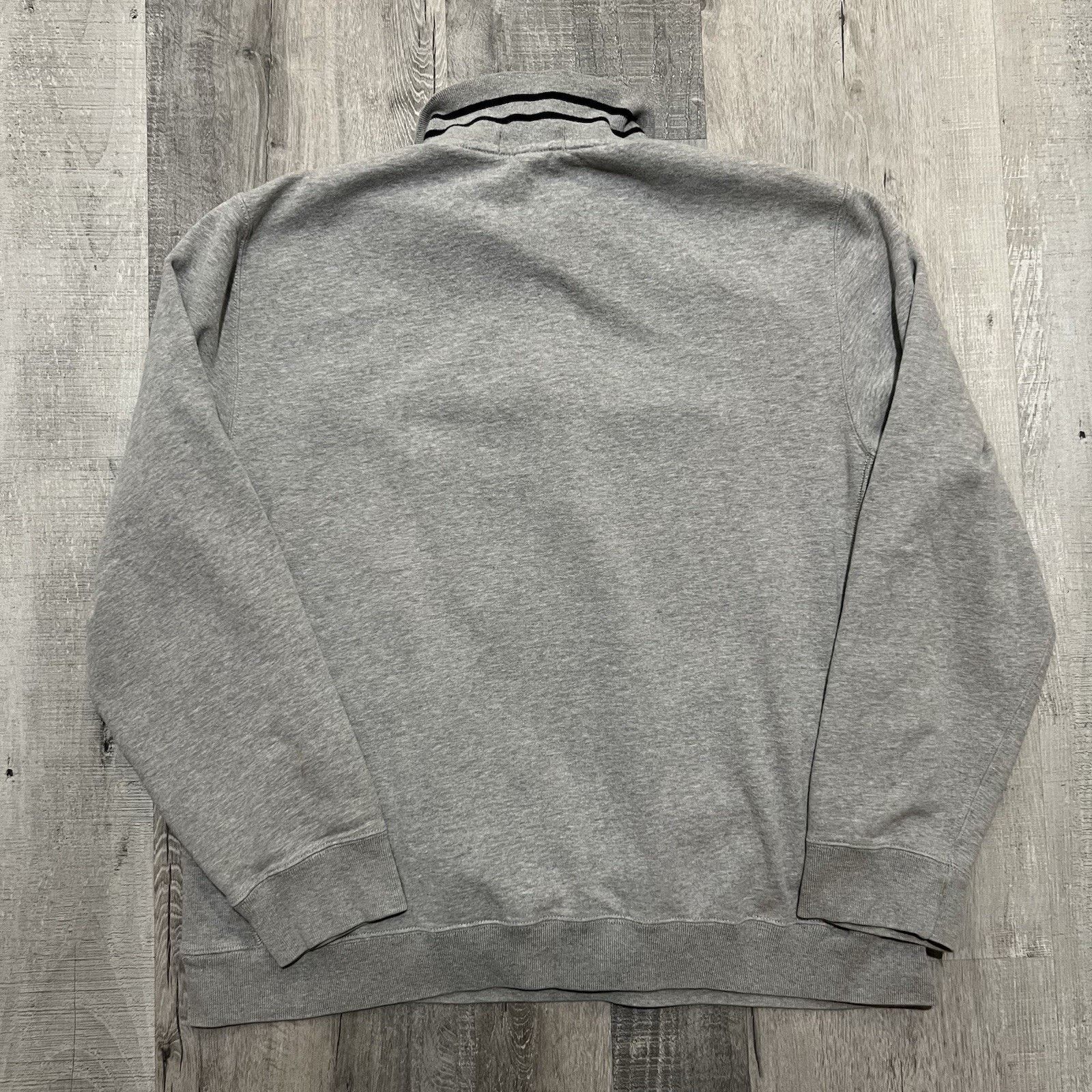 Polo Ralph Lauren VTG Polo Ralph Lauren Grey Cotton Quarter Zip Collared XL Size US XL / EU 56 / 4 - 2 Thumbnail