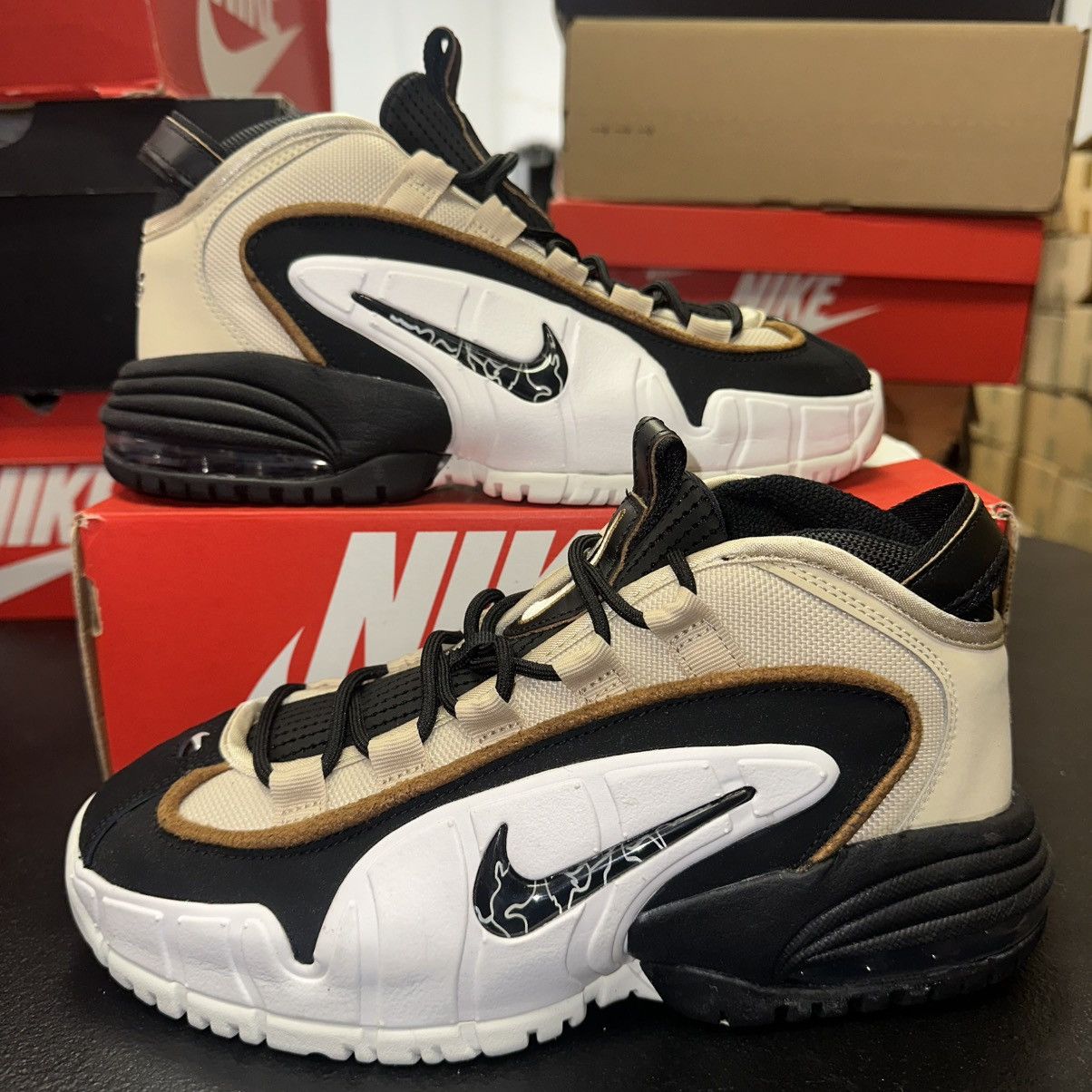 Nike Size 6.5Y (8W) -Nike Air Max Penny 1 Rattan White DZ5311-200 Size US 8 / IT 38 - 1 Thumbnail