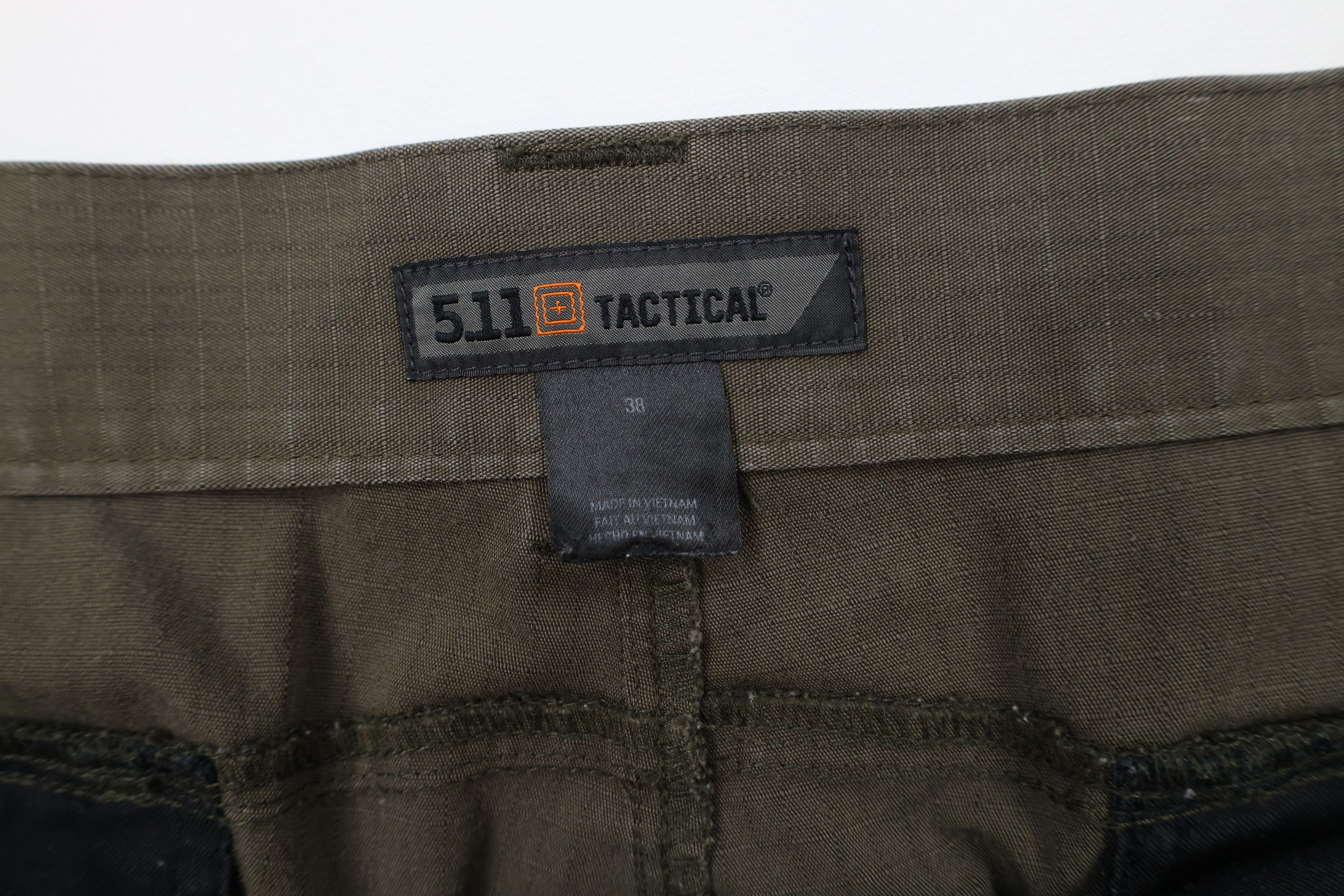 Vintage 5.11 Tactical Series Uniform Stryke Cargo Shorts Green Size US 38 / EU 54 - 7 Thumbnail