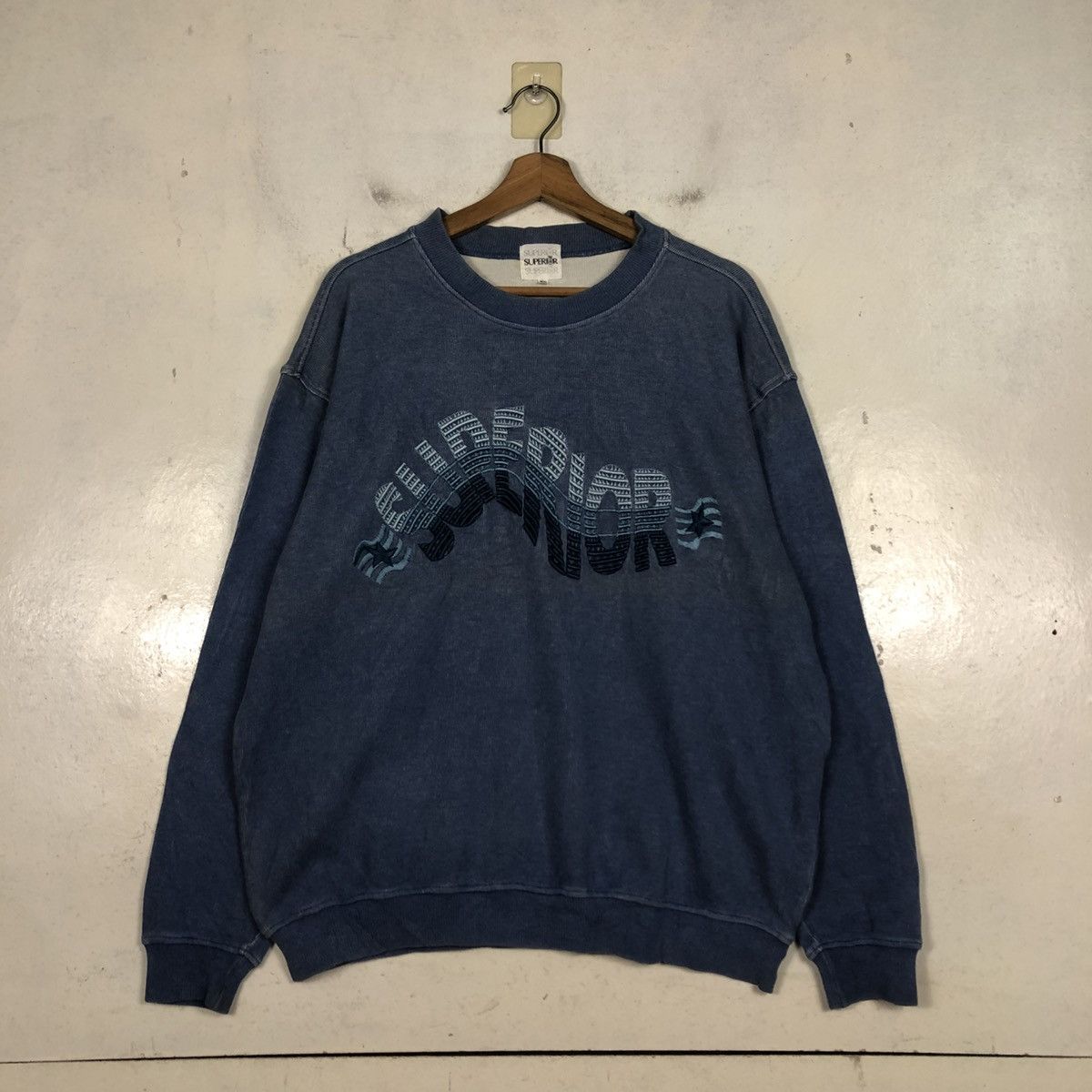 Japanese Brand 📌Vintage Sweatshirt Crewneck Superior Big Logo Size US M / EU 48-50 / 2 - 3 Thumbnail