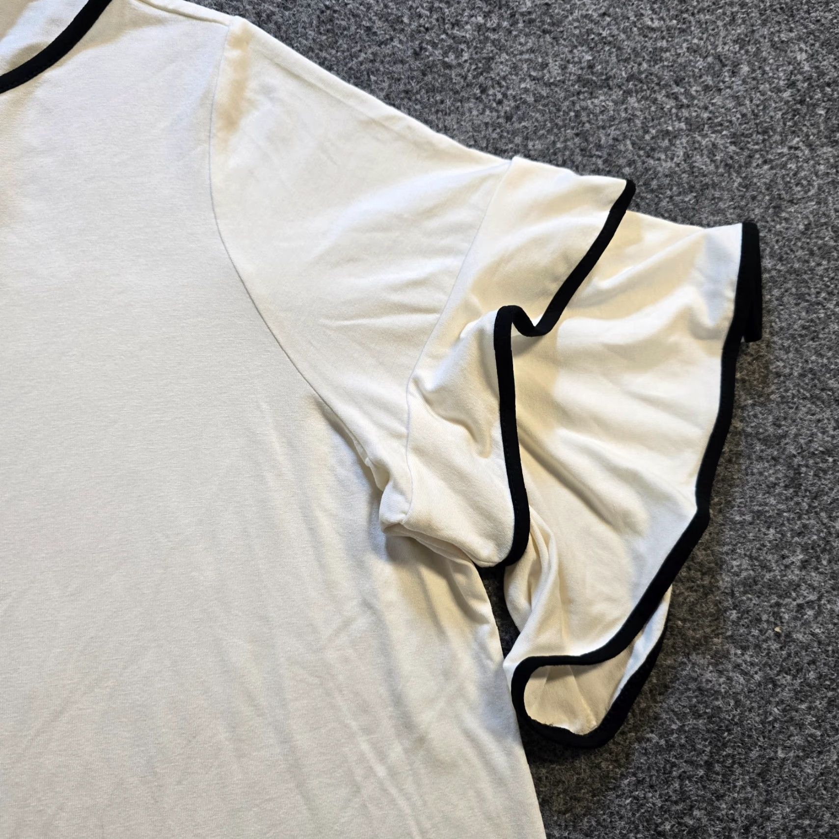 J. Jill J. Jill Shirt Womens Large Petite White Boxy Stretch Wearever Shirt Casual Basic Size L / US 10 / IT 46 - 5 Thumbnail