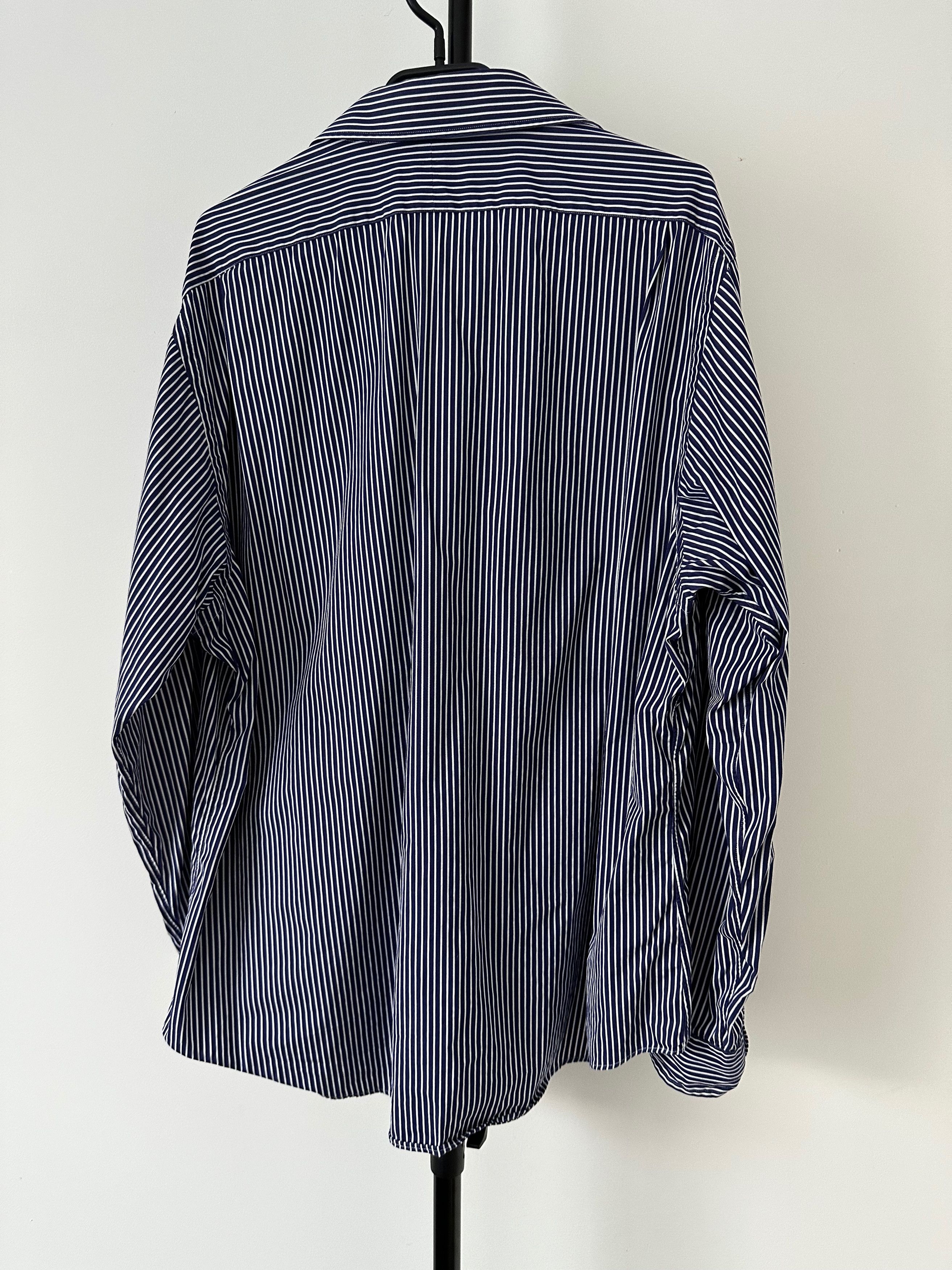 Polo Ralph Lauren POLO Ralph Lauren dress shirt striped blue Size US XL / EU 56 / 4 - 9 Thumbnail