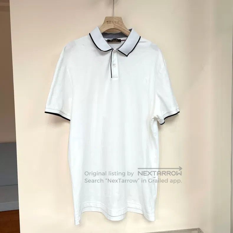 Loro Piana Loro Piana Polo Collar Cotton Short Sleeve Size US XL / EU 56 / 4 - 1 Thumbnail