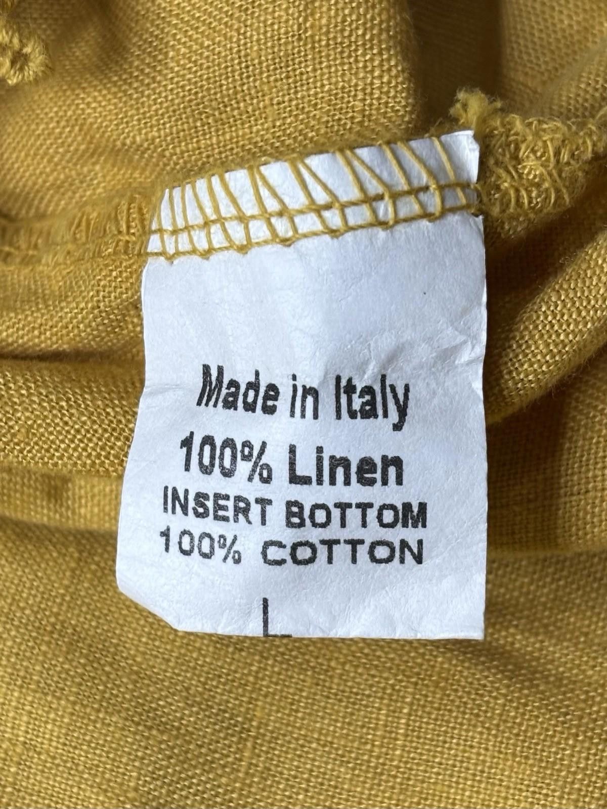 Other Terzo Millennio Top Womens Large Linen Made in Italy Crochet Size L / US 10 / IT 46 - 8 Thumbnail