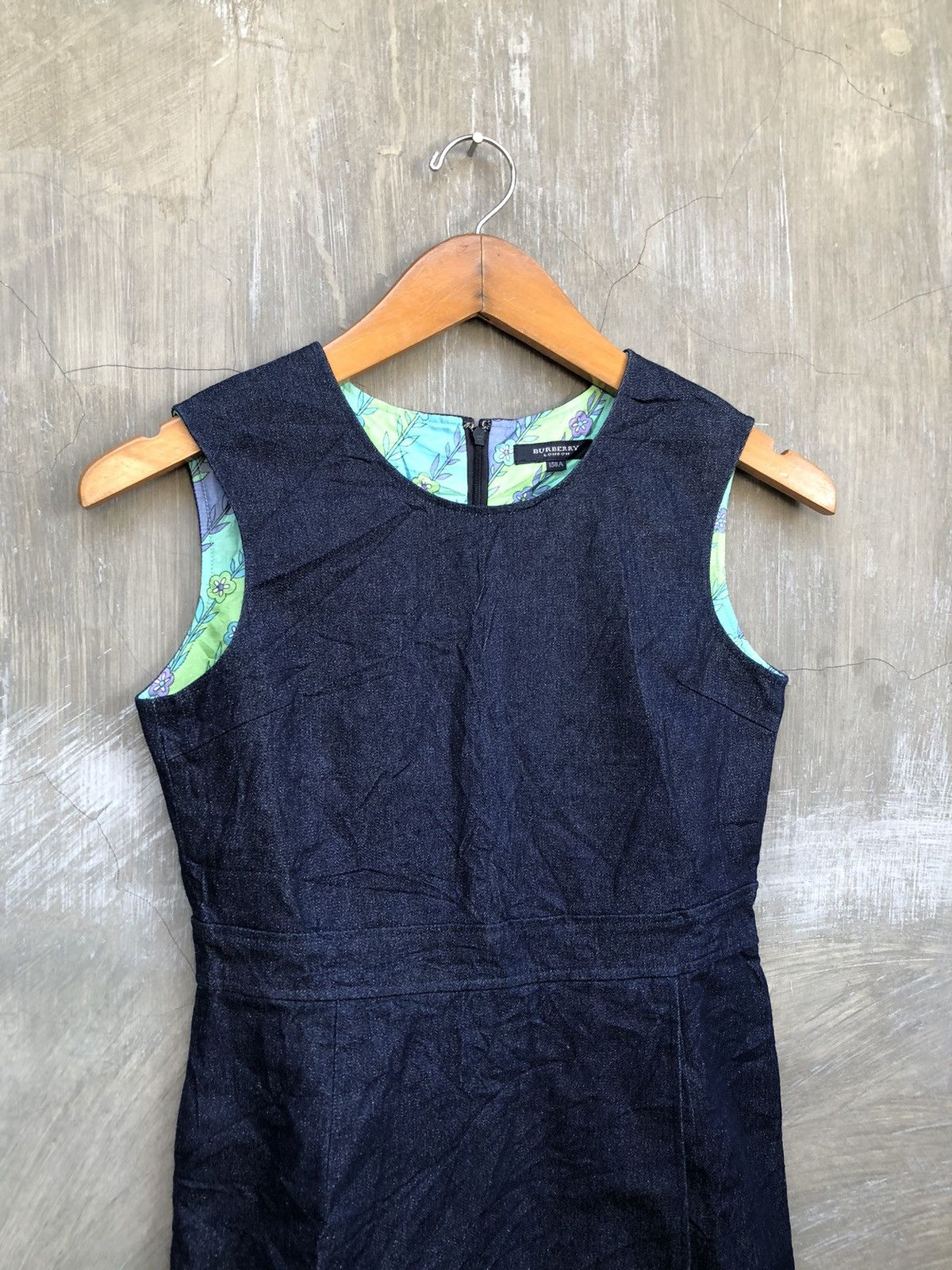 Burberry Burberry Denim Midi Dress Size S / US 4 / IT 40 - 2 Thumbnail