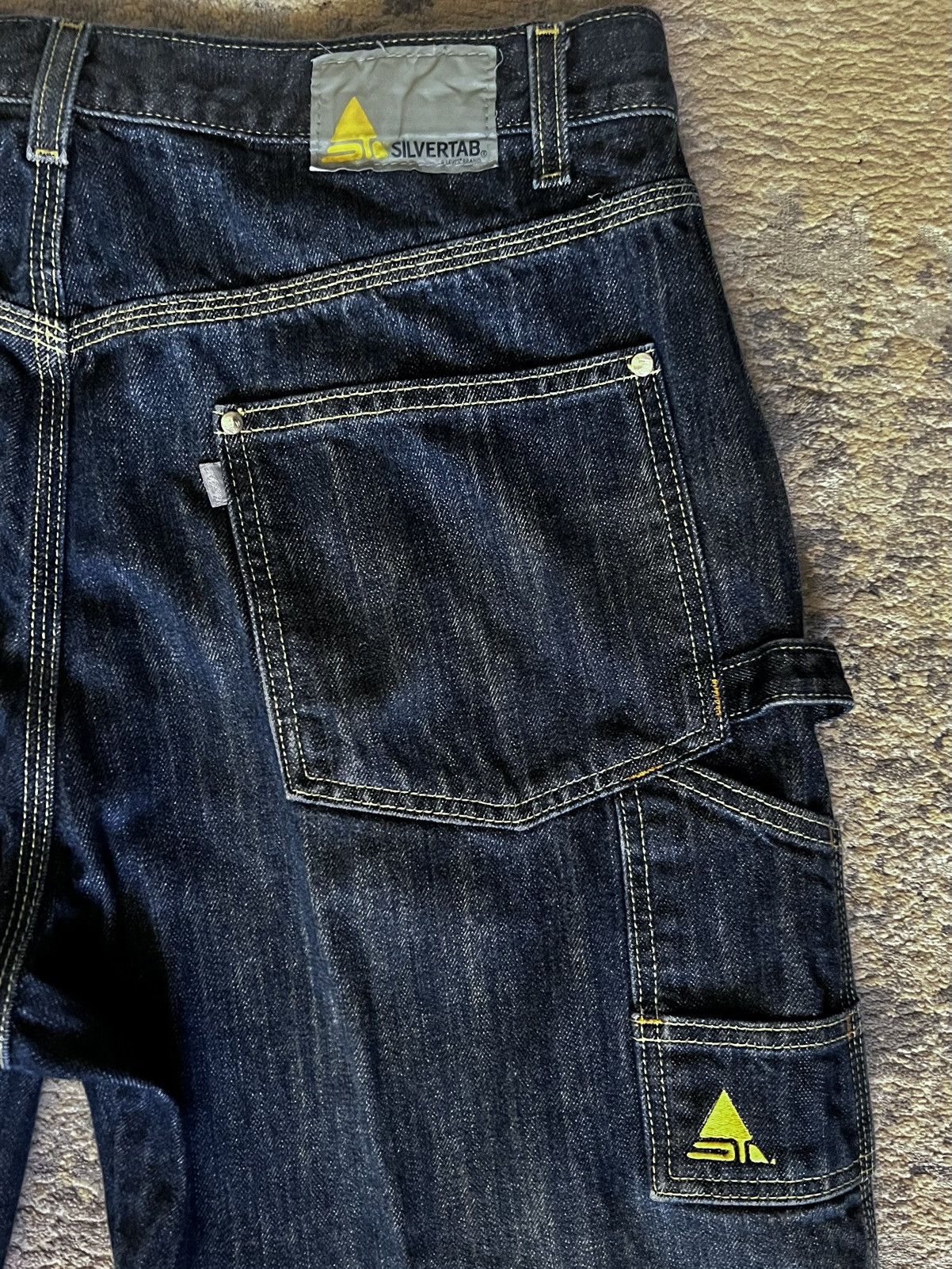 Levi's × Levi's Vintage Clothing Levi’s Silvertab Jeans 36x30 Carpenter Y2K Baggy Size US 36 / EU 52 - 1 Thumbnail