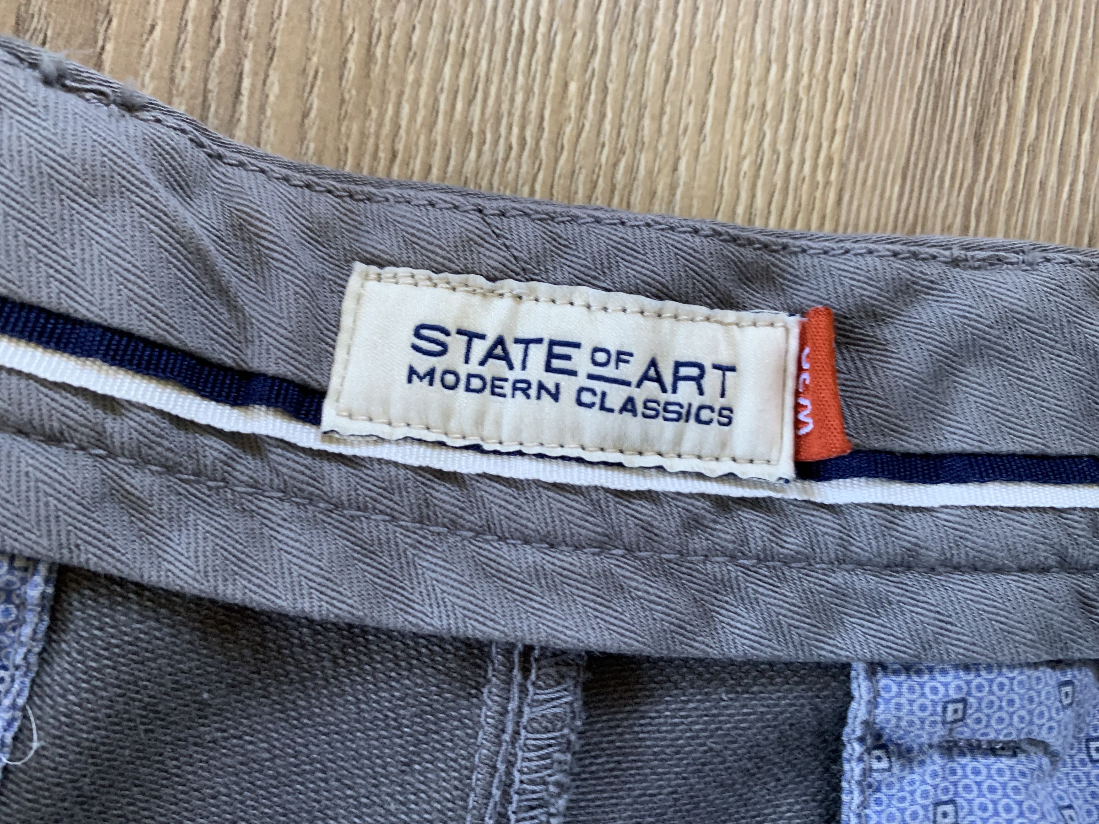 Designer State Of Art Men's Cotton Chino Pants Size US 32 / EU 48 - 8 Thumbnail