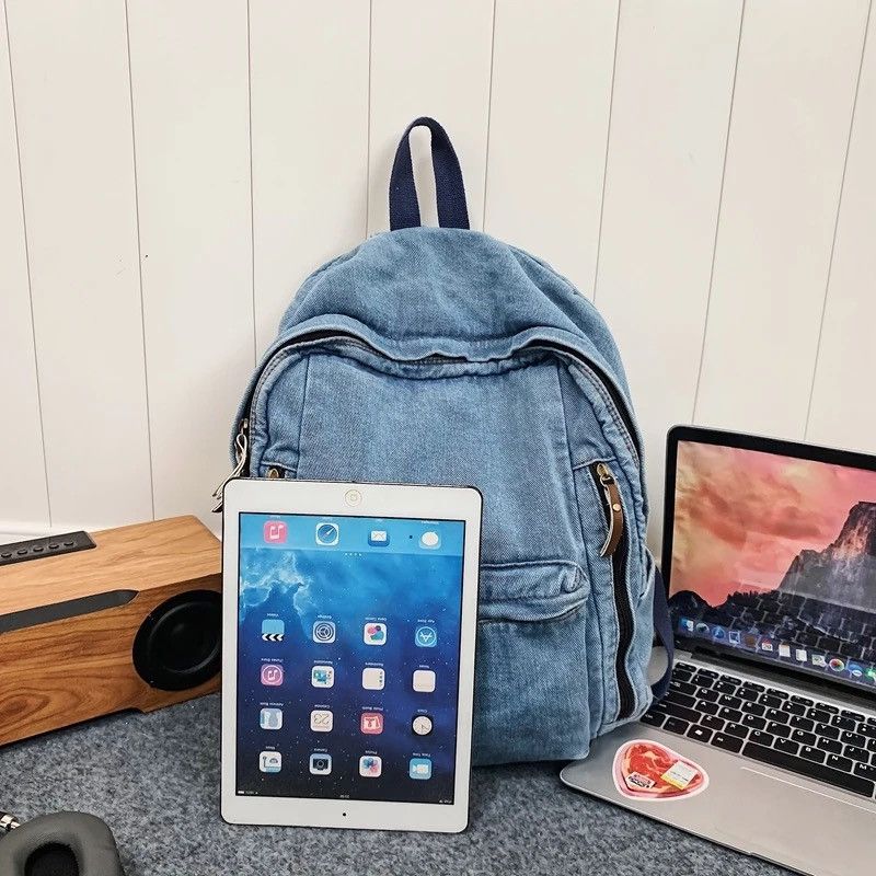 Japanese Brand Denim Backpack Size ONE SIZE - 3 Thumbnail