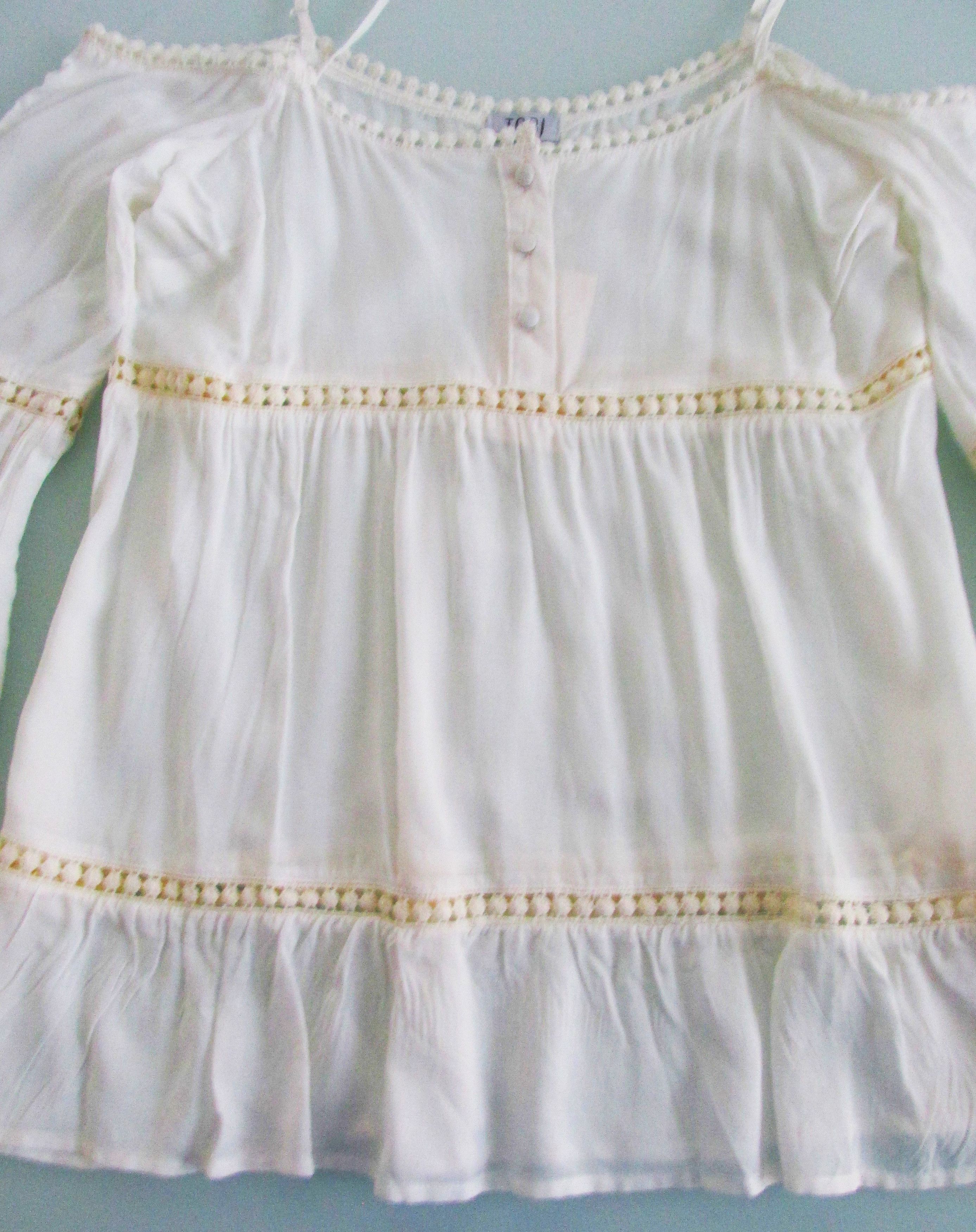 Other TOBI (NWT) Women's Long Sleeve Rayon Blouse Size Medium Size M / US 6-8 / IT 42-44 - 4 Thumbnail