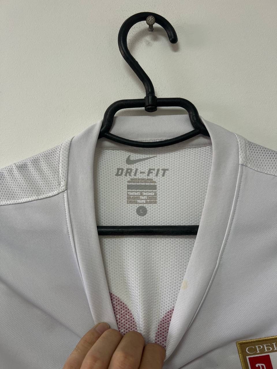 Nike Serbia World Cup 2010 Away Player Issue Jersey Football L Size US L / EU 52-54 / 3 - 16 Thumbnail