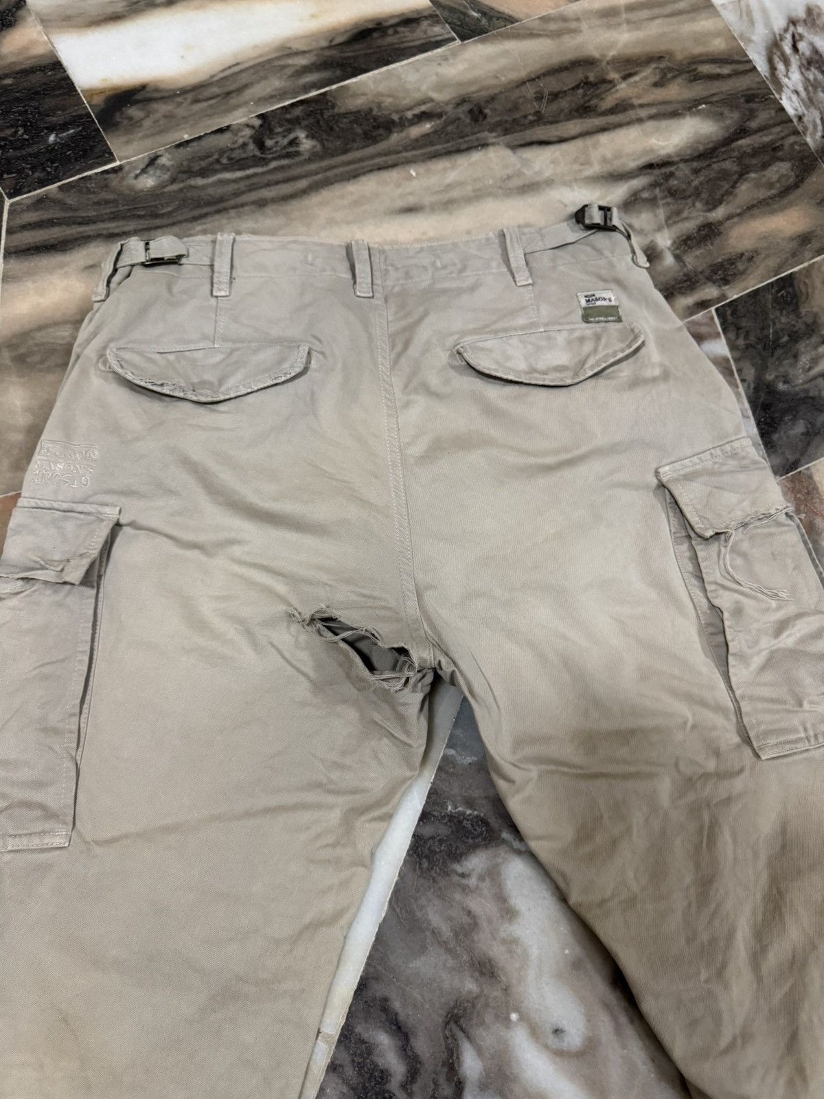 Mason's Vintage 60s Masons Medical Battalion Pure Cargo Pants Size US 32 / EU 48 - 11 Thumbnail