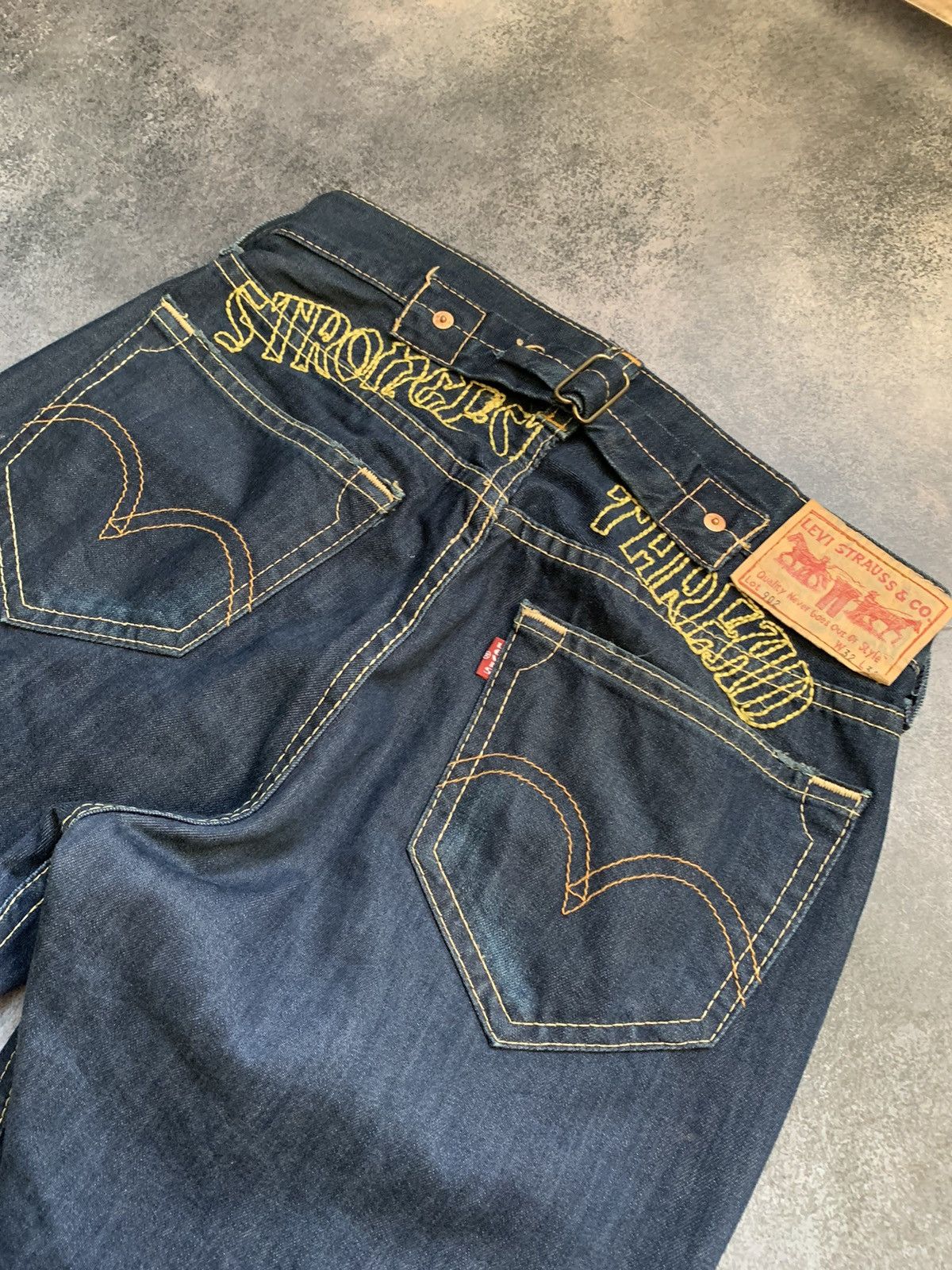 Hysteric Glamour × Levi's Vintage Hysteric Glamour Balenciaga Style Levis Jeans Size US 33 - 6 Thumbnail