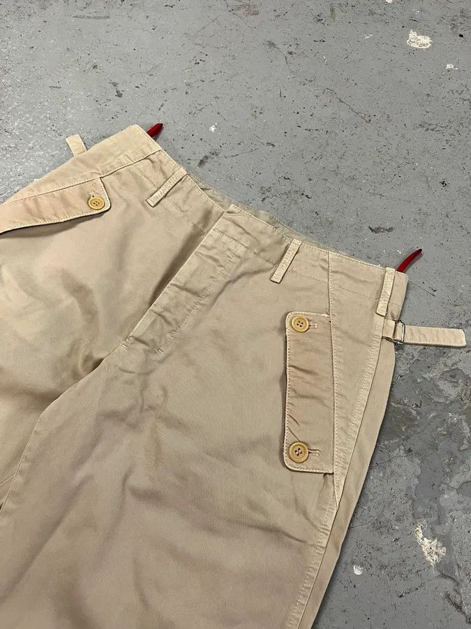 Prada × Vintage 2000s Prada Beige Contemporary Utility Pants Size US 30 / EU 46 - 7 Thumbnail