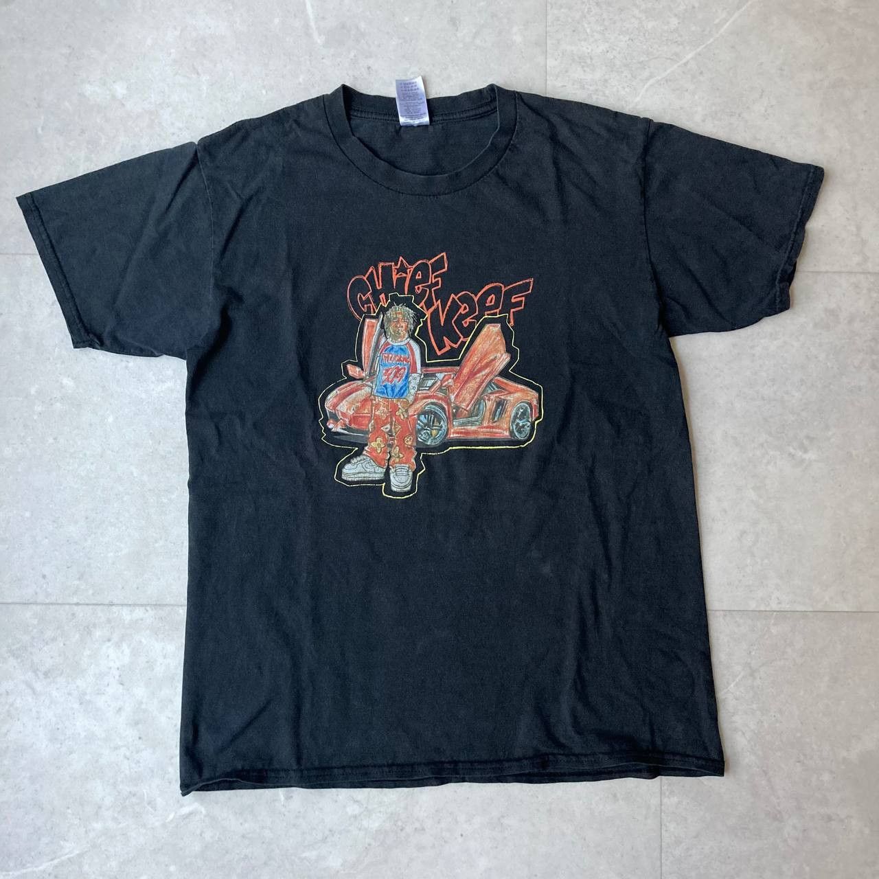 Rap Tees Chief Keef Glo Gang Drill Rap Hip Hop Band Tee Size US M / EU 48-50 / 2 - 1 Thumbnail