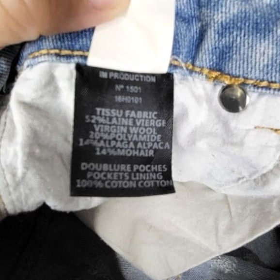 Isabel Marant Isabel Marant Jeans Corliff Girlfriend Straight Leg Size FR 34 US 2 Jeans Women Blue Size 2 Regular Inseam 24 Rise Mid Button Closure Size 26" / US 2 / IT 38 - 5 Thumbnail
