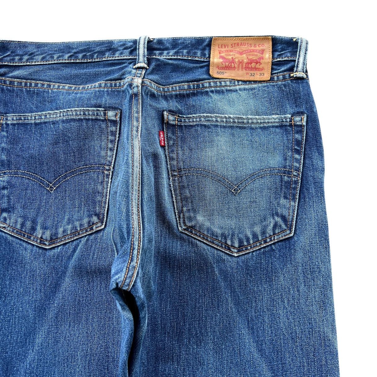 Levi's Crazy vintage y2k Levi’s 505 faded blue washed denim jeans Size US 32 / EU 48 - 10 Thumbnail