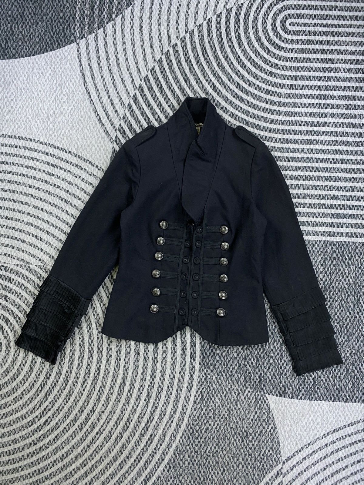 14th Addiction Vintage Twelve By Twelve 90s Black Parade Military Jacket Size S / US 4 / IT 40 - 6 Thumbnail