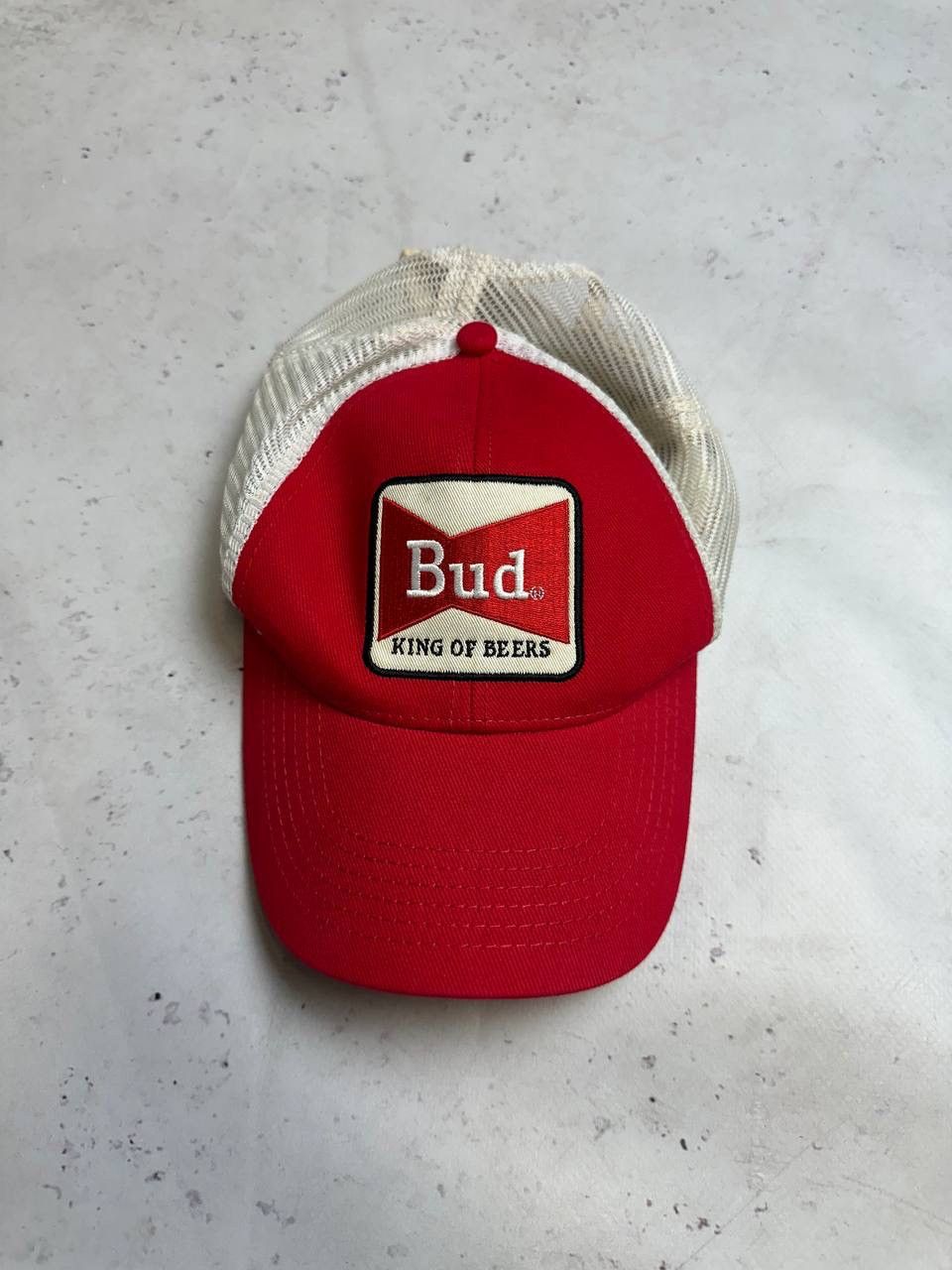 Budweiser Vintage Bud Trucker Hat Y2K Os Size ONE SIZE - 2 Thumbnail