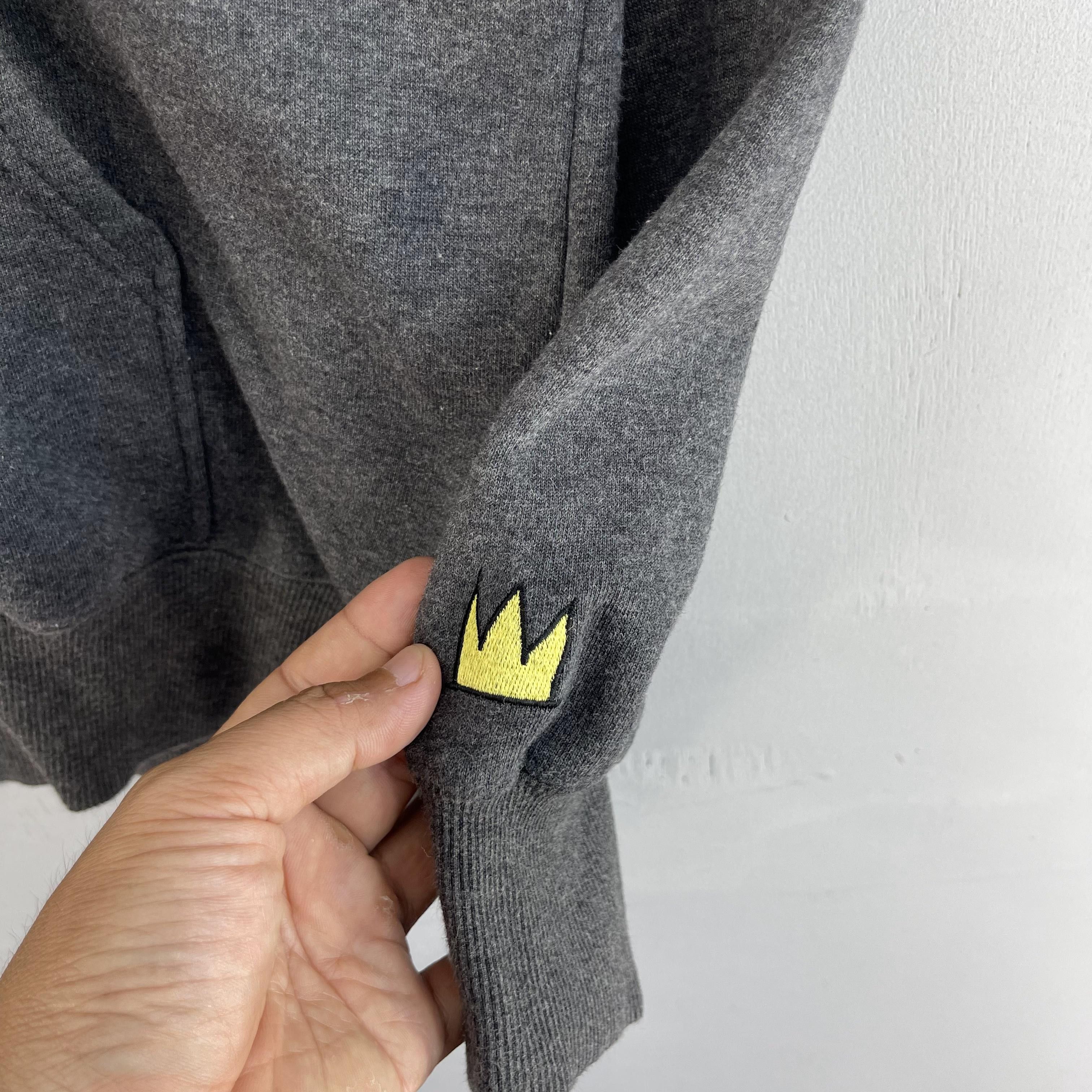 Japanese Brand × Jean-Michel Basquiat Vintage JEAN MICHEL BASQUIAT Pop Art Artwork Hoodie Size US L / EU 52-54 / 3 - 6 Thumbnail
