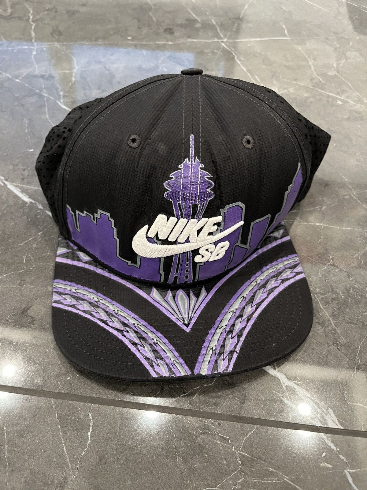 Nike Streetwear Nike SB Dri Fit Perforated AeroBill SnapBack Hat RARE Grailed