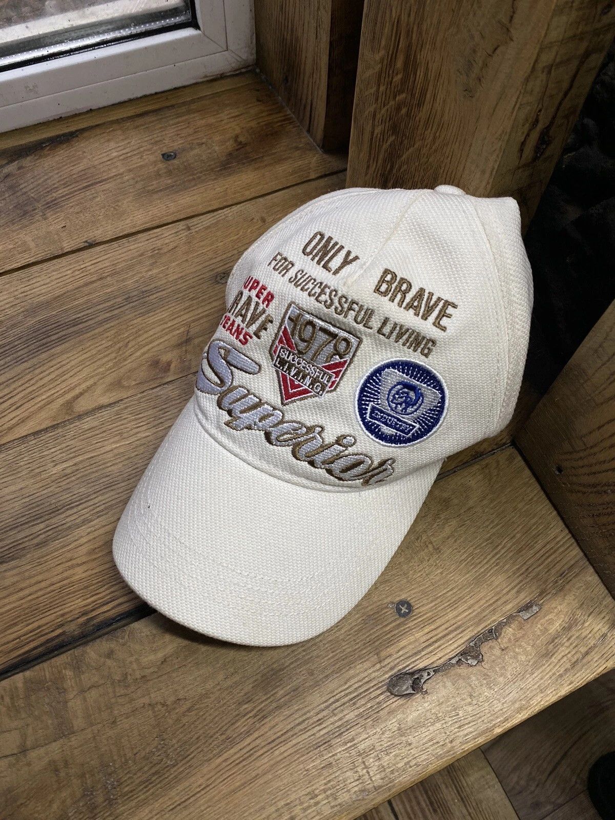 Diesel Diesel Vintage Cap White Size ONE SIZE - 1 Thumbnail