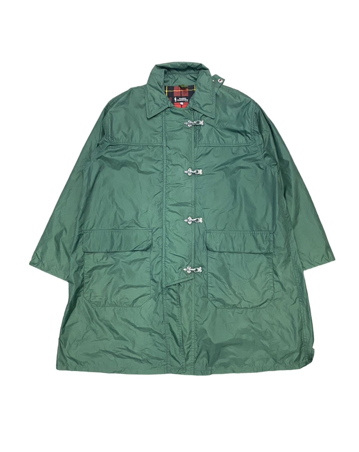 Nigel Cabourn 90s Nigel Cabourn Raincoat tartan lining Size US L / EU 52-54 / 3 - 1 Thumbnail
