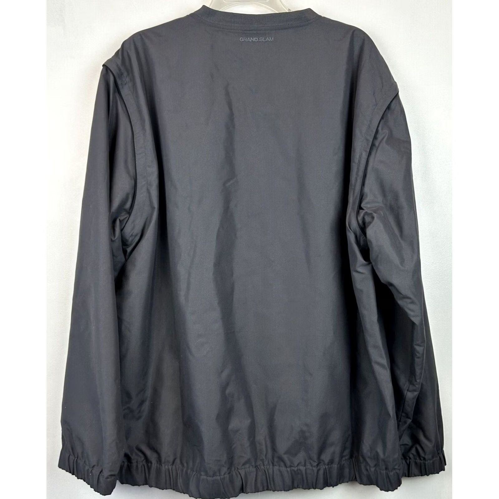 Vintage Grand Slam Jacket Mens XL Gray Golf Windbreaker Zip Sleeves Pocket Pullover Size US XL / EU 56 / 4 - 2 Thumbnail