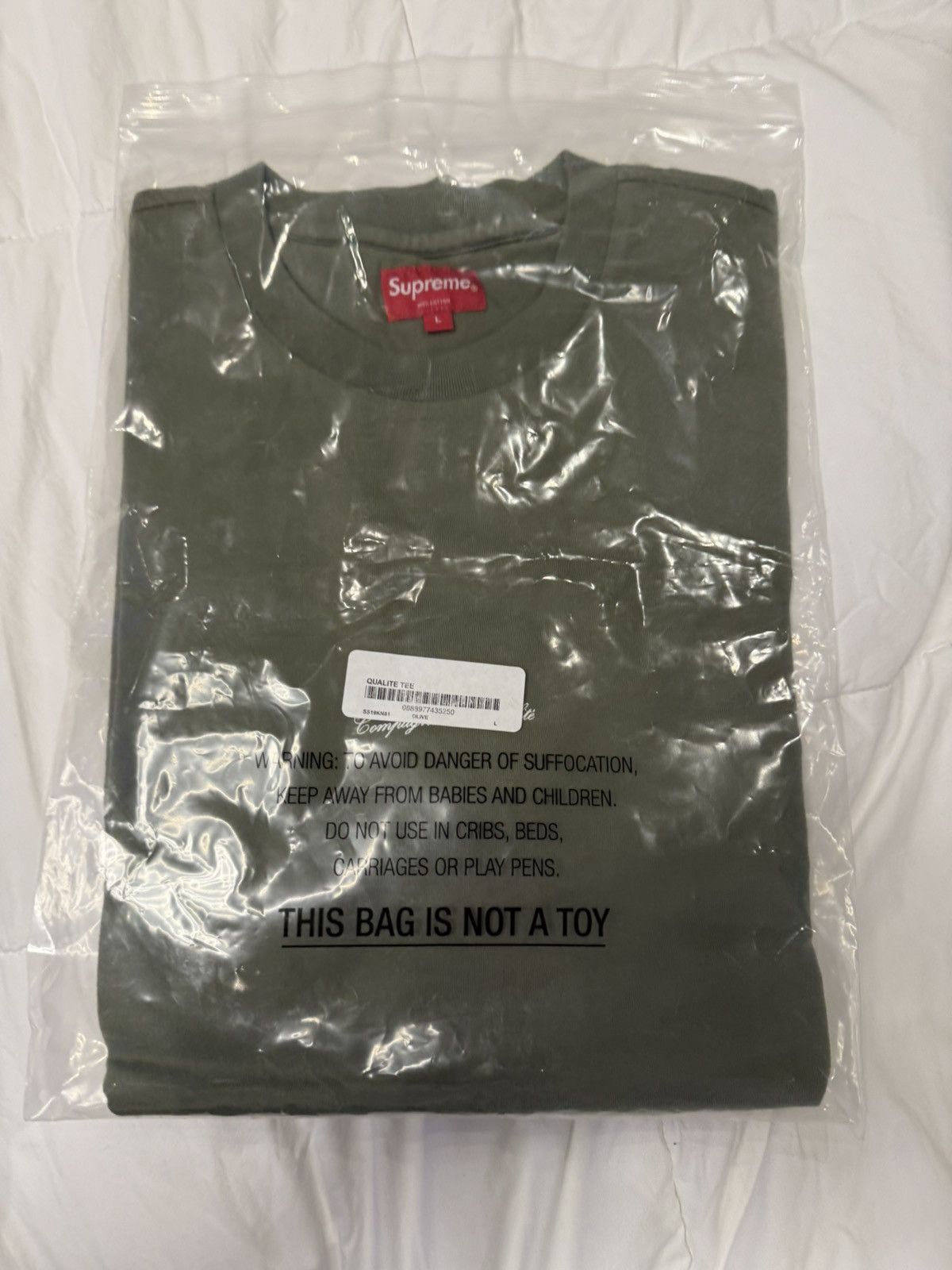 Supreme Supreme Qualite tee Size US L / EU 52-54 / 3 - 5 Thumbnail