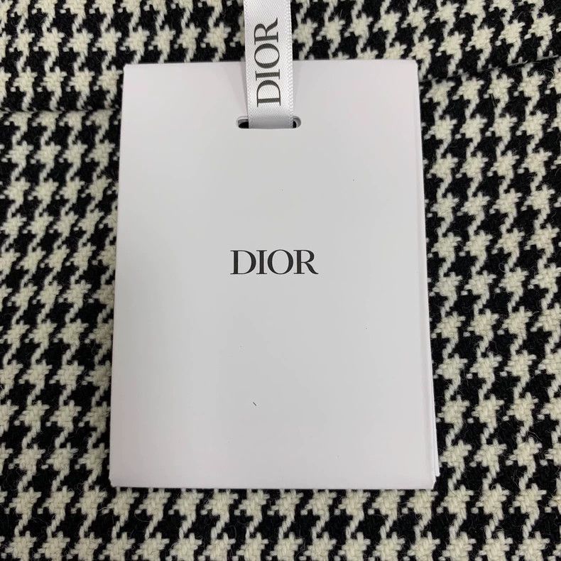 Dior Dior Color-blocked checkered wool casual knitted skirt 2506 Size 25" / US 0 / IT 36 - 6 Thumbnail