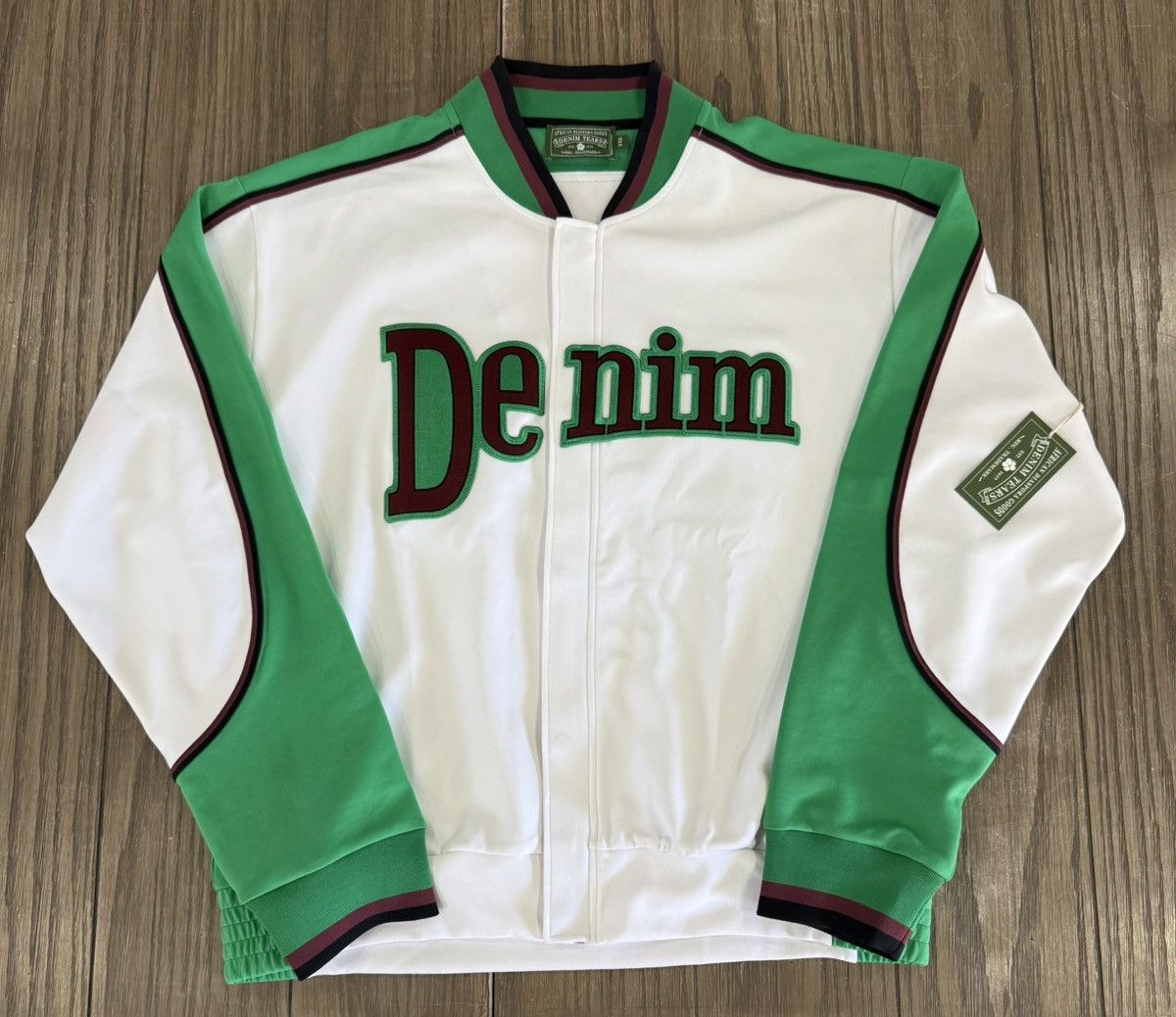 ⚡️ Denim Tears Track Jacket NEW! Green White XXL Size 2XL ⚡️