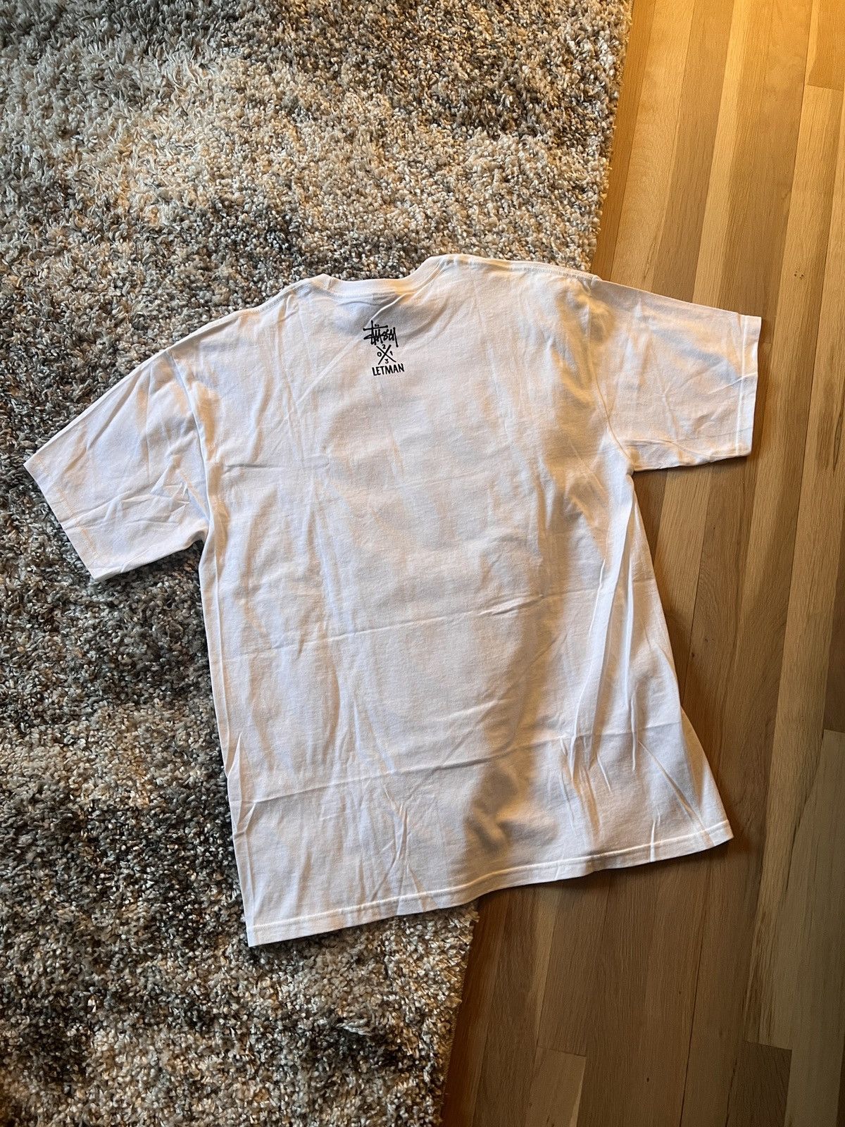 Stussy Stussy Letman Spear T-Shirt White New Size XL Size US XL / EU 56 / 4 - 2 Thumbnail