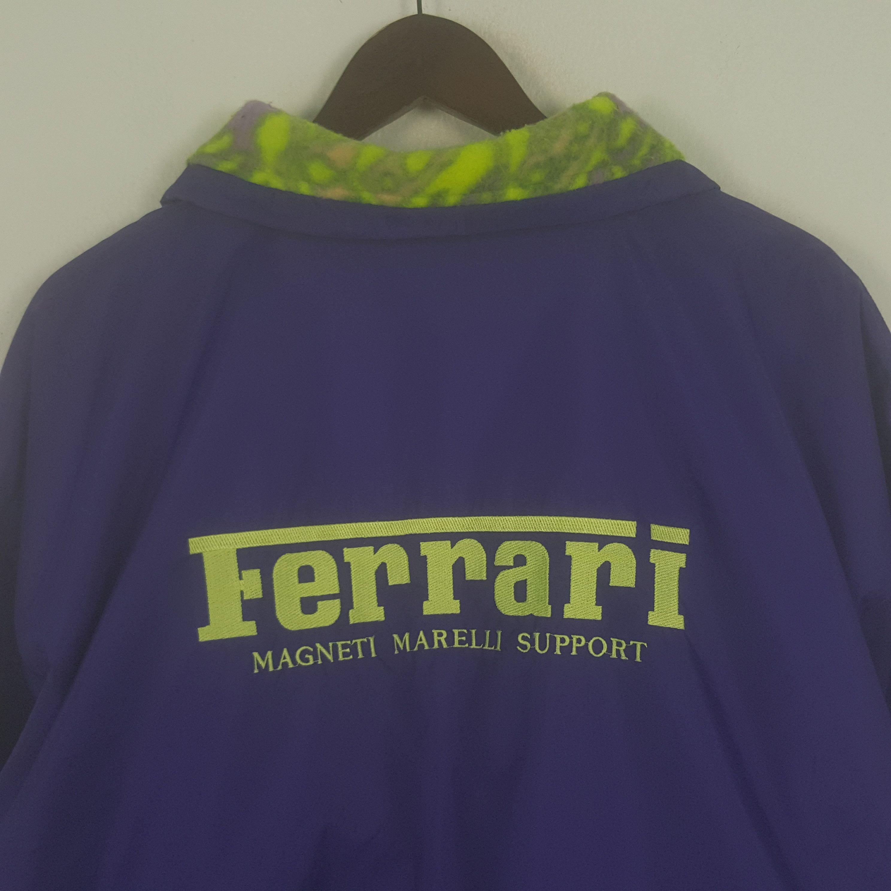 Ferrari × Vintage Vintage Ferrari Magneti Marelli Reversible Embroidery Jacket Size US L / EU 52-54 / 3 - 2 Thumbnail