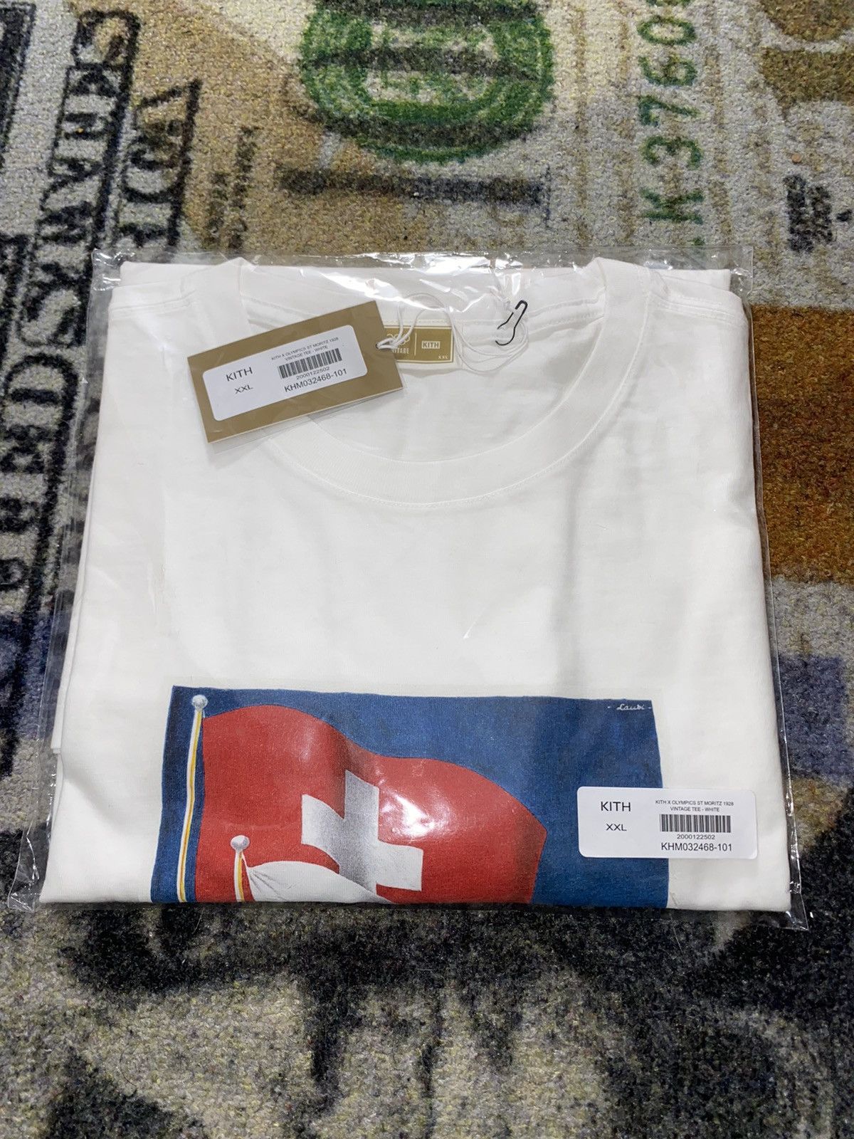 Kith Kith for Olympics Heritage St. Moritz 1928 Vintage Tee Size US XXL / EU 58 / 5 - 2 Thumbnail